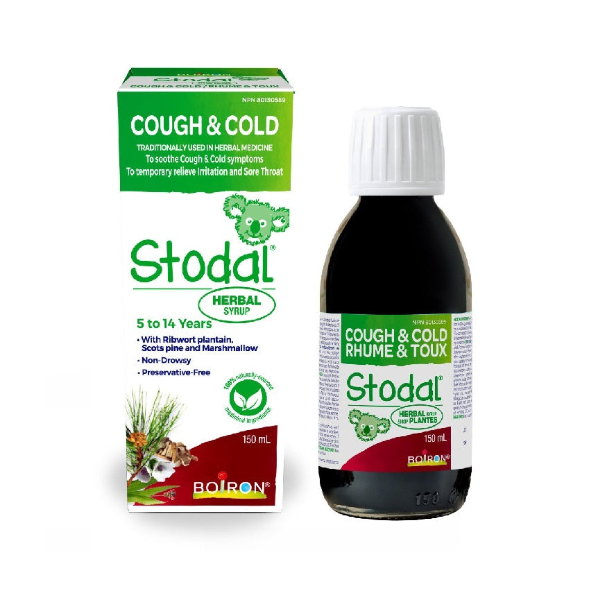 Boiron Stodal Herbal Cough & Cold Syrup 5-14 Years