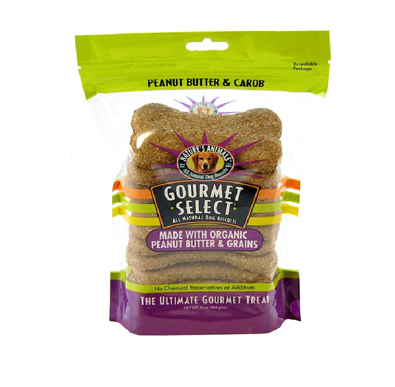 Natures Animals Organic Peanut Butter & Carob For Dogs