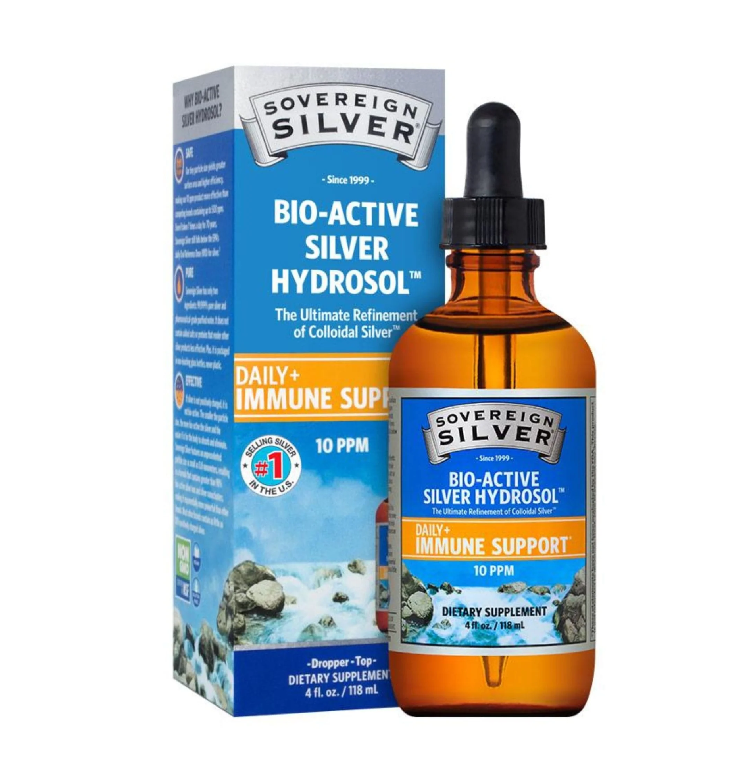 Sovereign Silver Bio-Active Silver Hydrosol - Dropper