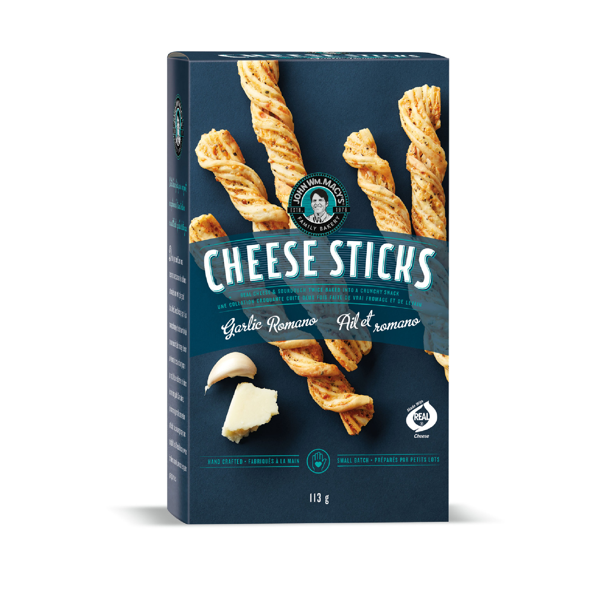 John Wm Macy's Romano Garlic Cheesesticks