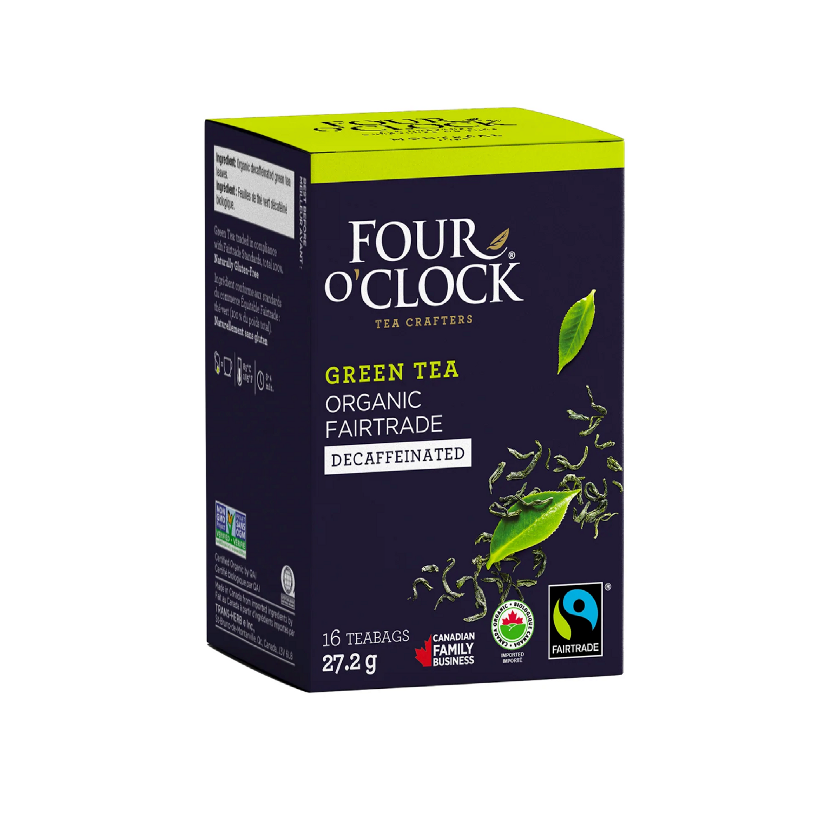 Four O' Clock Organic Green Tea Decaf