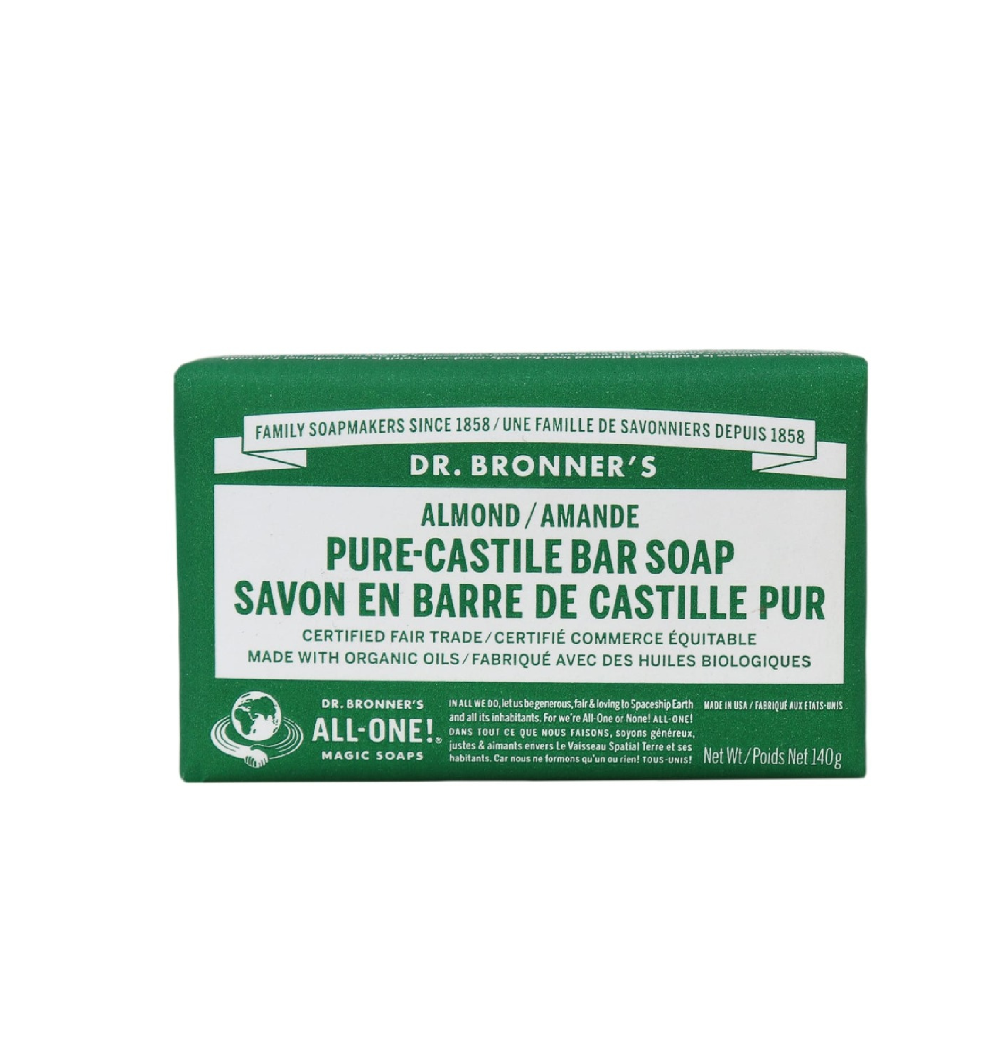 Dr. Bronner's Organic Almond Bar Soap