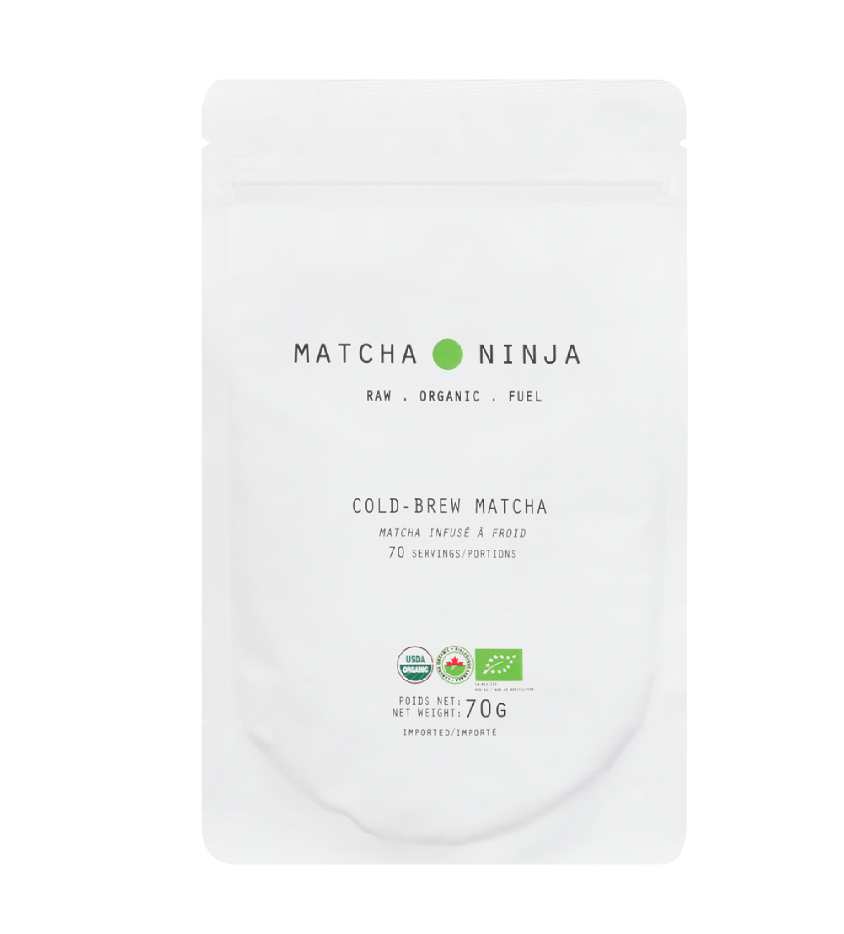Matcha Ninja Organic Raw Cold Brew Matcha Tea