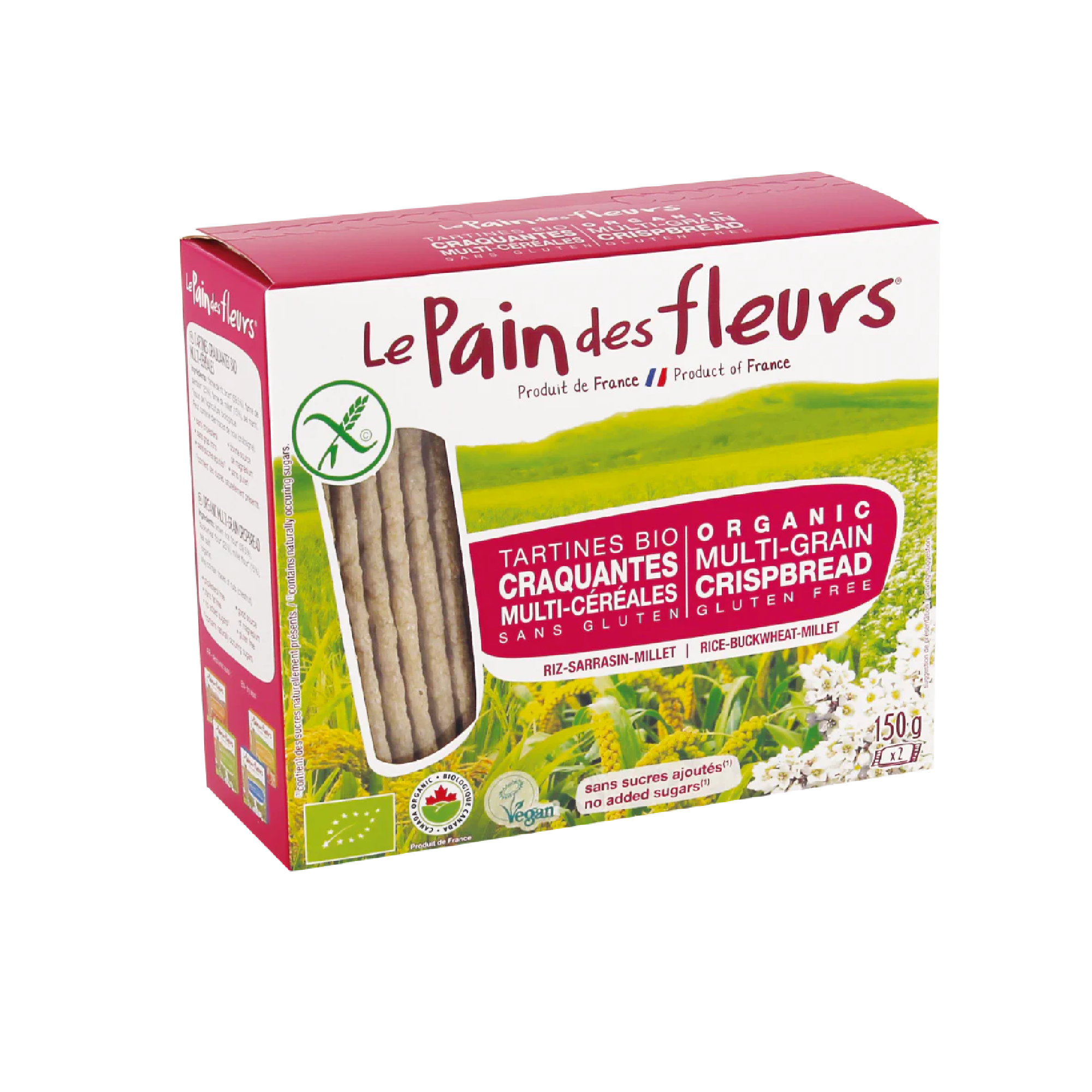 Le Pain Des Fleurs Organic Multigrain Crispbread