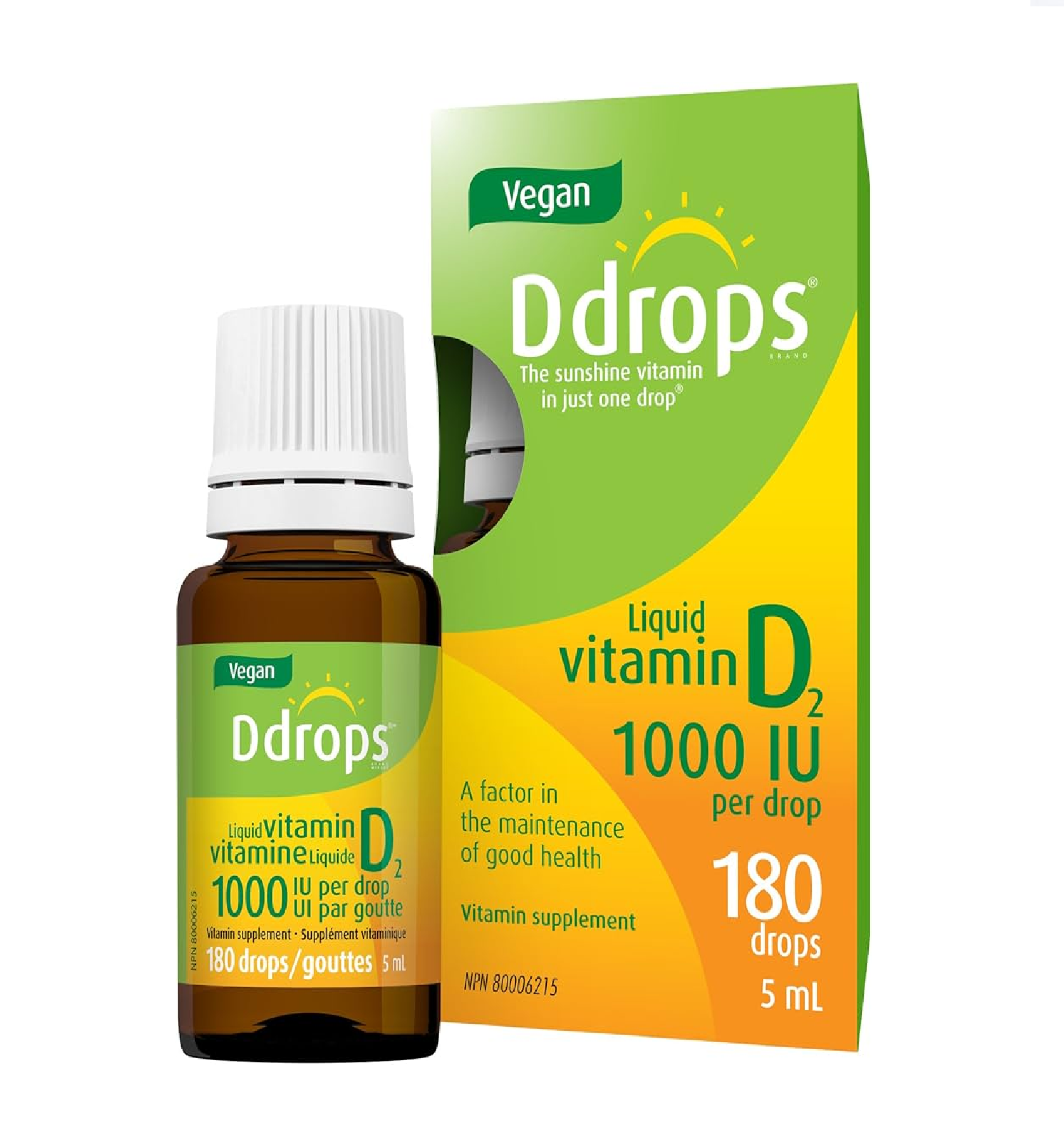 Ddrops Vegan Ddrops - 1000IU