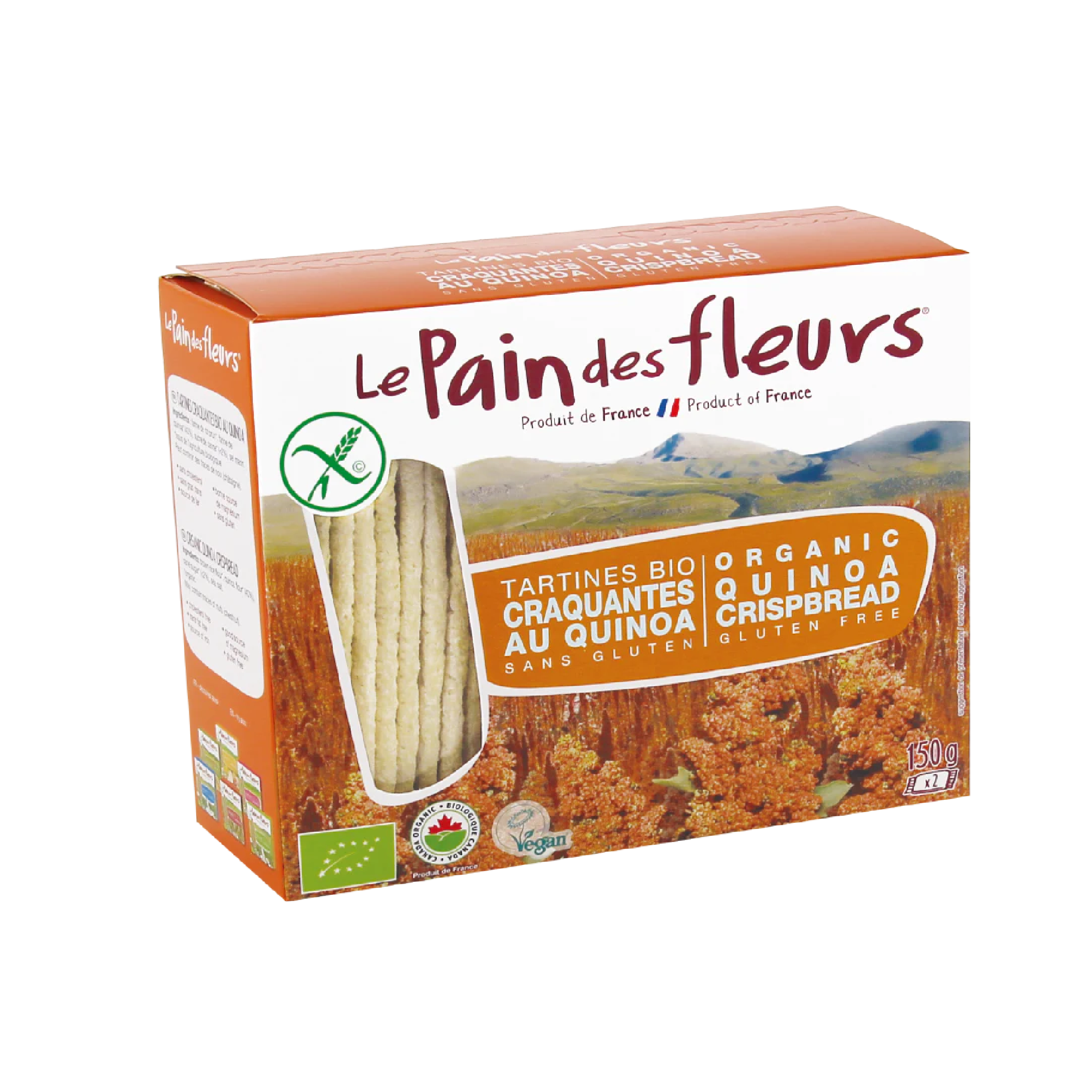 Le Pain Des Fleurs Organic Quinoa Crispbread