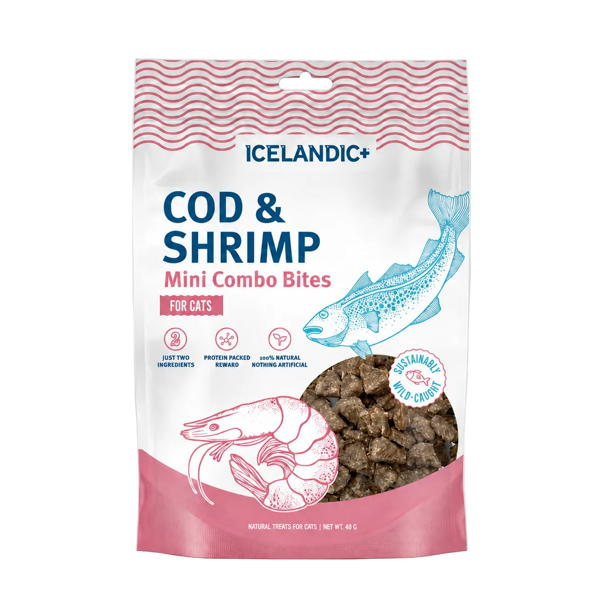 Icelandic+ Fish Treat Mini Cod & Shrimp Combo Bites
