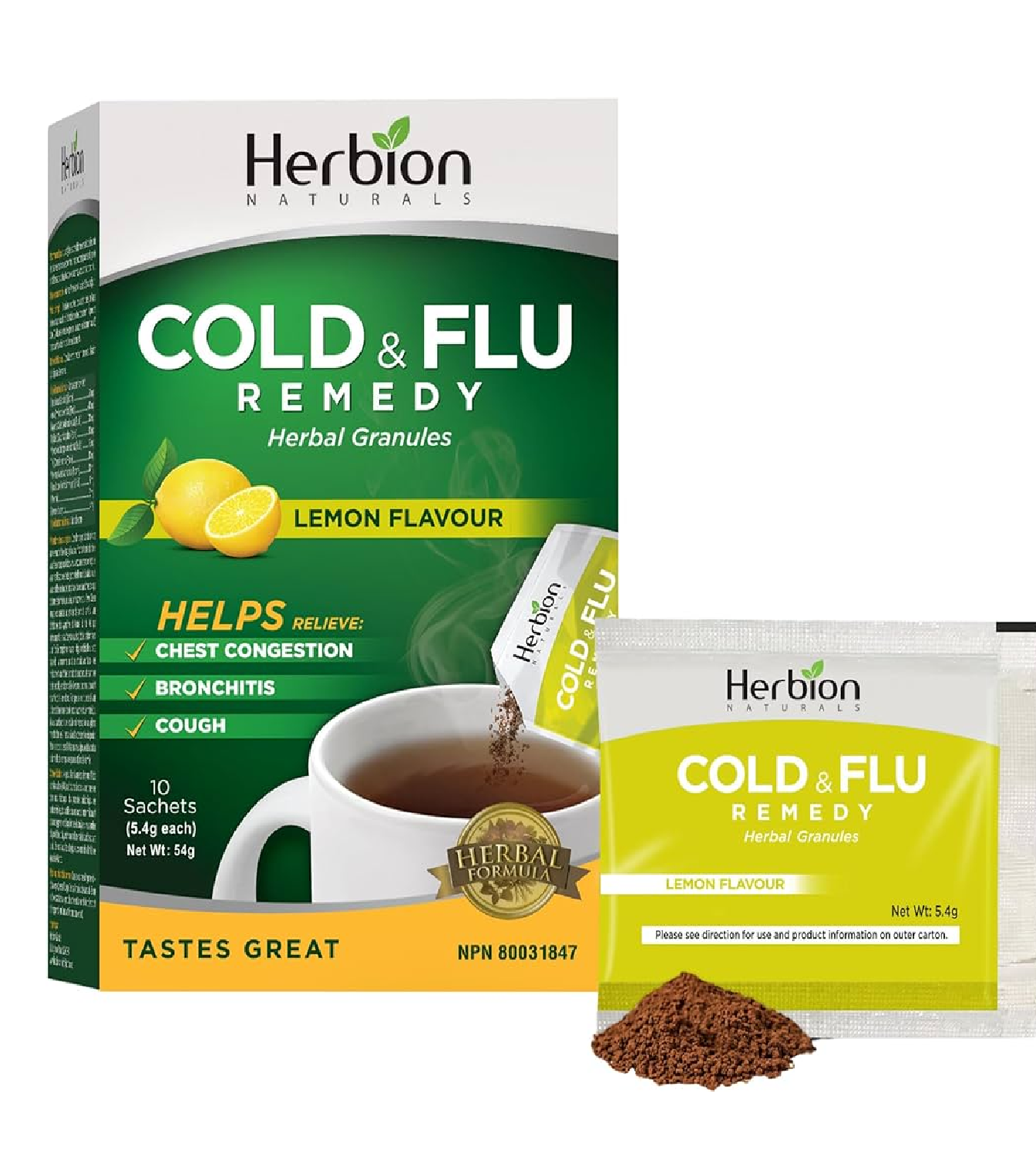 Herbion Naturals Lemon Cold & Flu Remedy