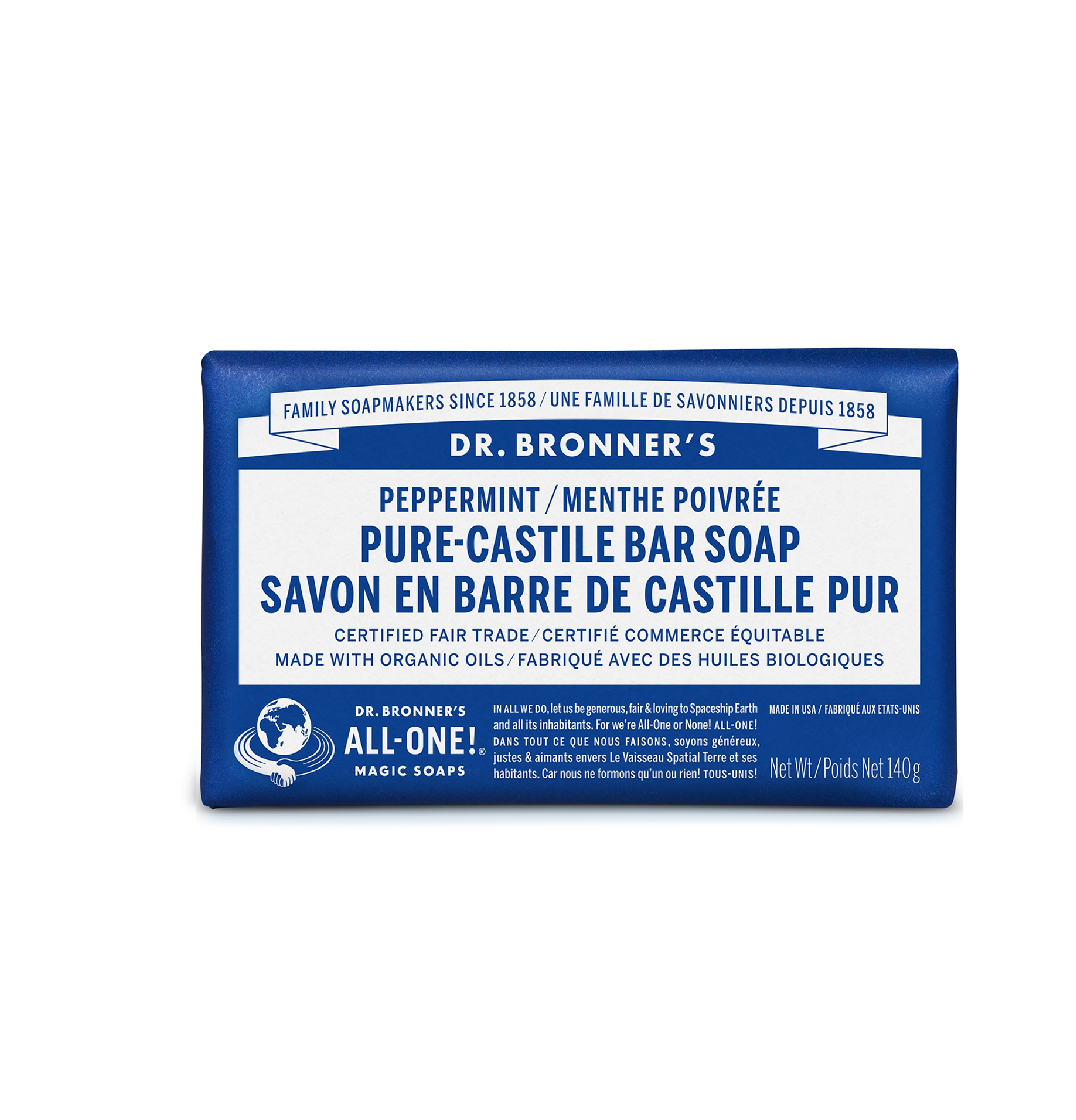 Dr. Bronner's Organic Peppermint Bar Soap