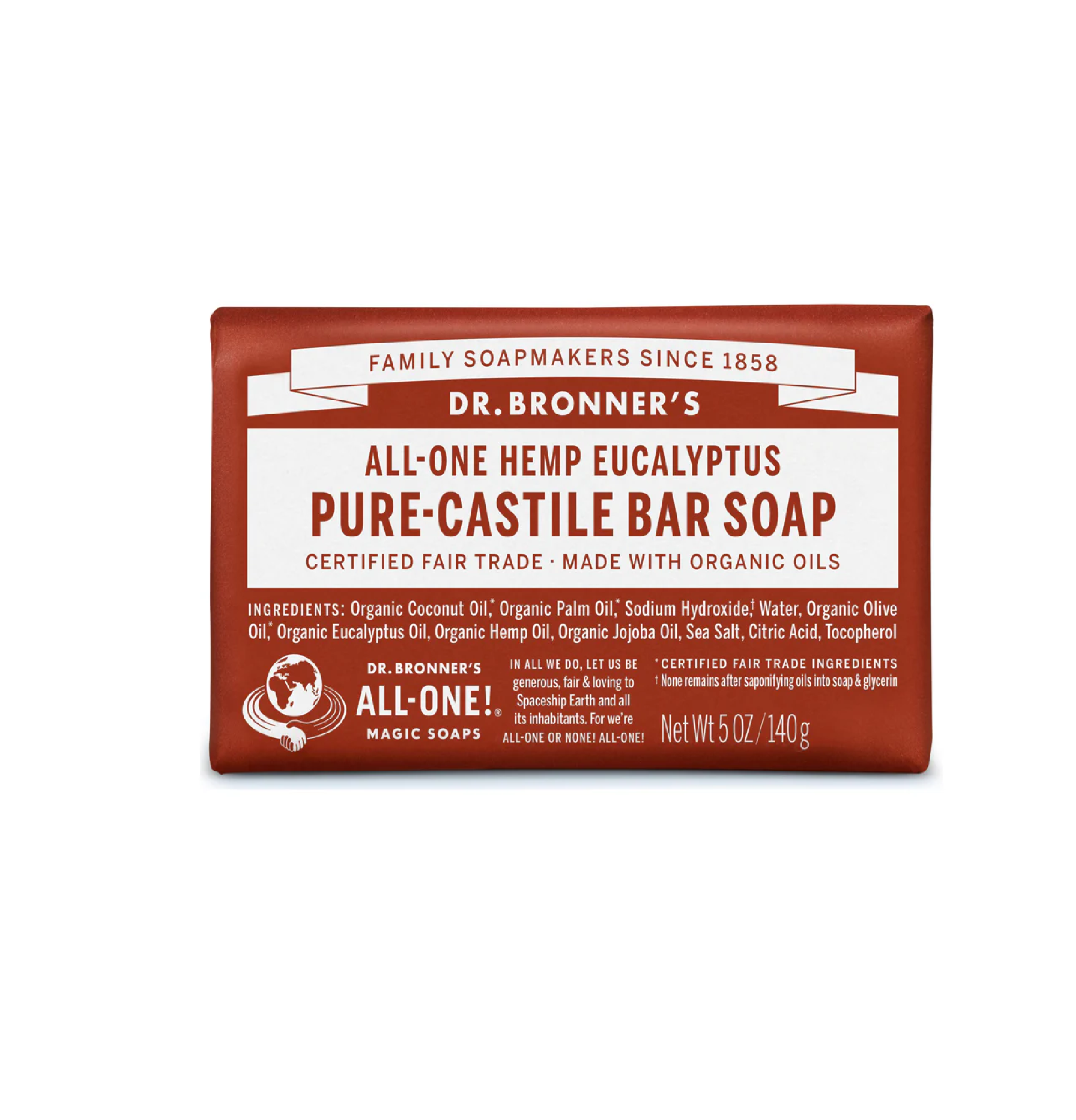 Dr. Bronner's Organic Eucalyptus Bar Soap