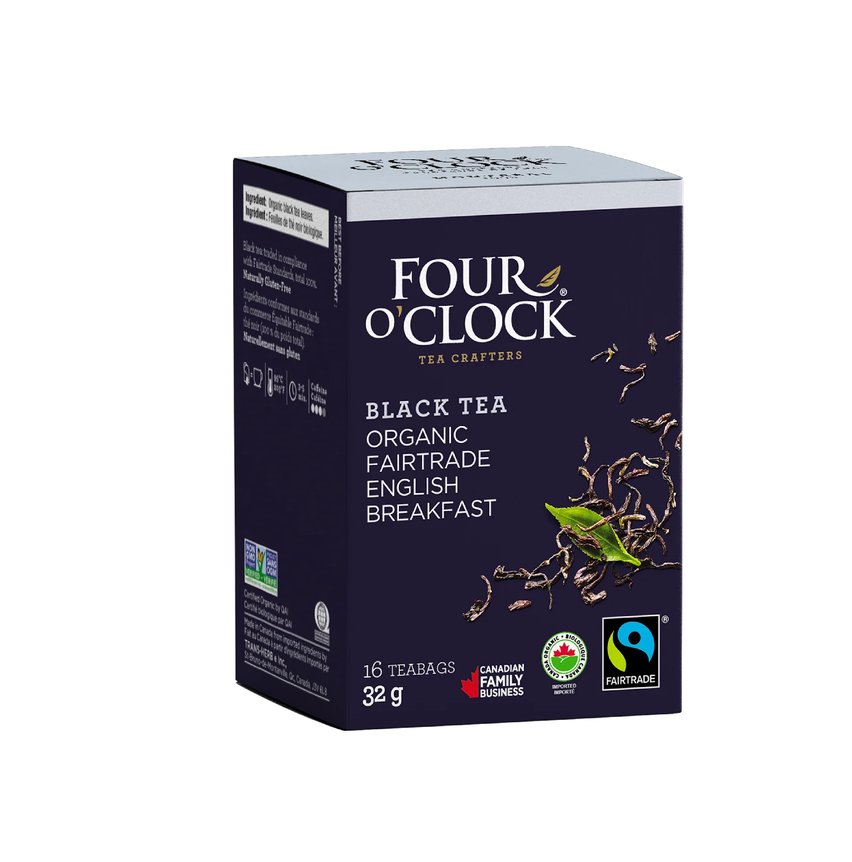 Four O' Clock Organic English Breakfast Tea