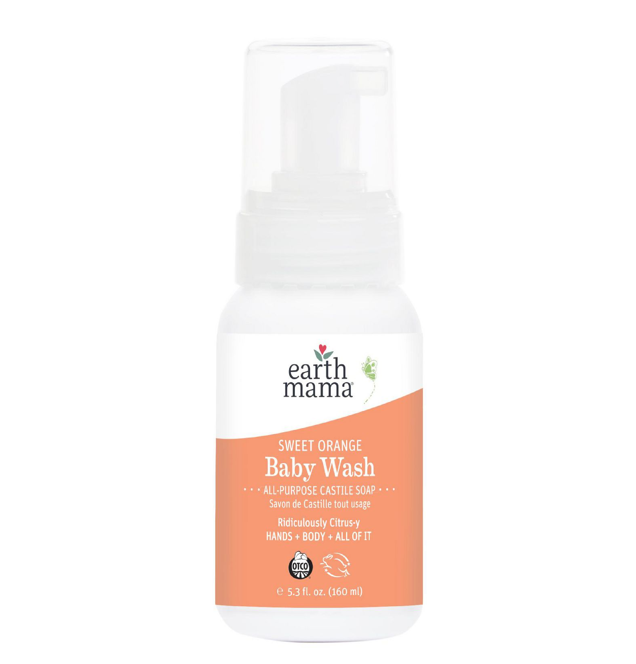 Earth Mama Orange Vanilla Baby Shampoo & Wash