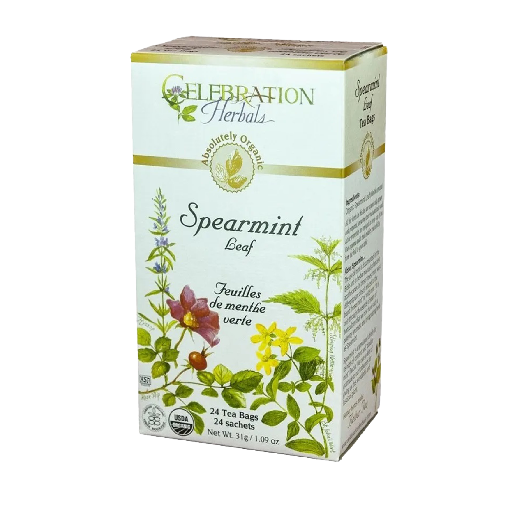 Celebration Herbals Organic Spearmint Tea