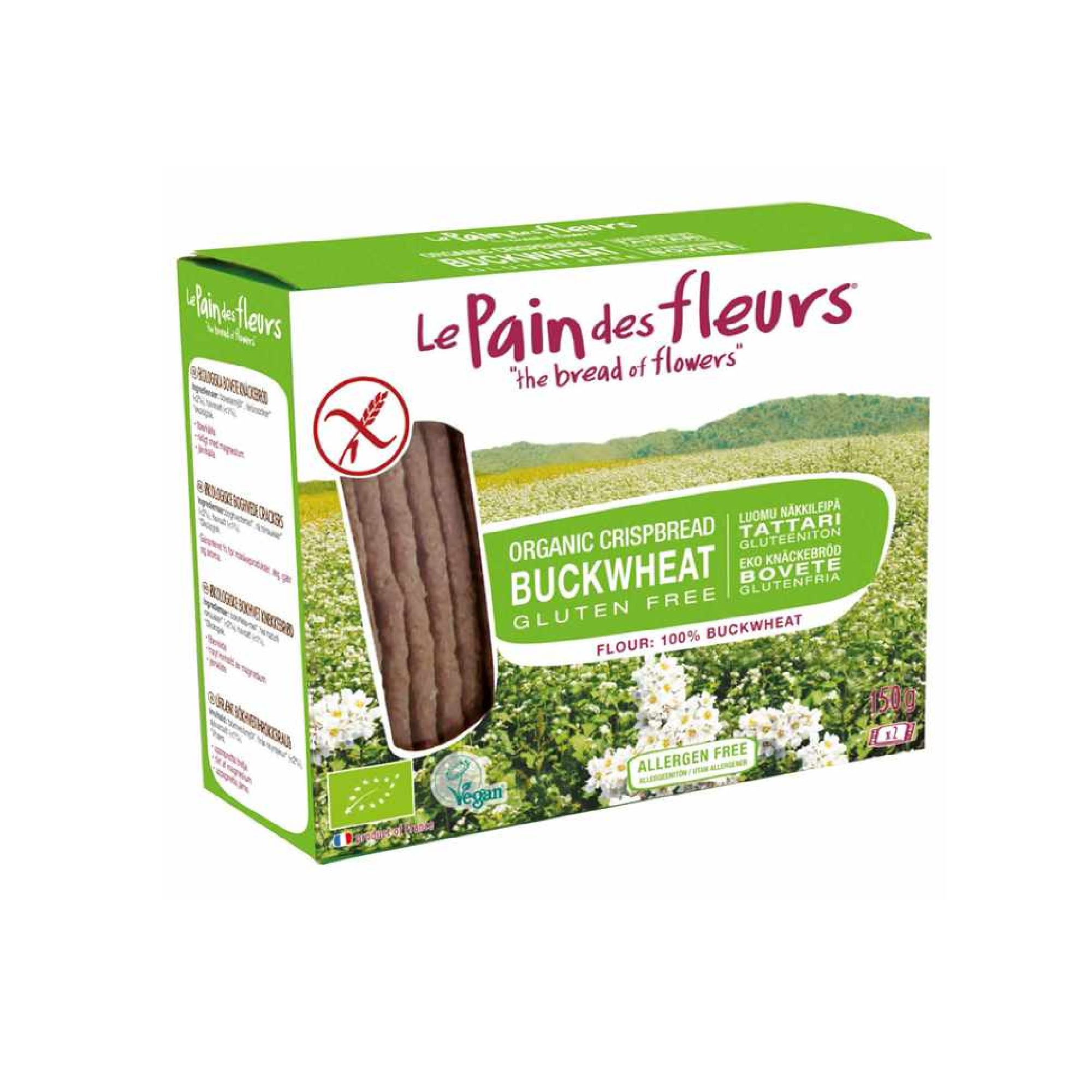 Le Pain Des Fleurs Organic Buckwheat Crispbread
