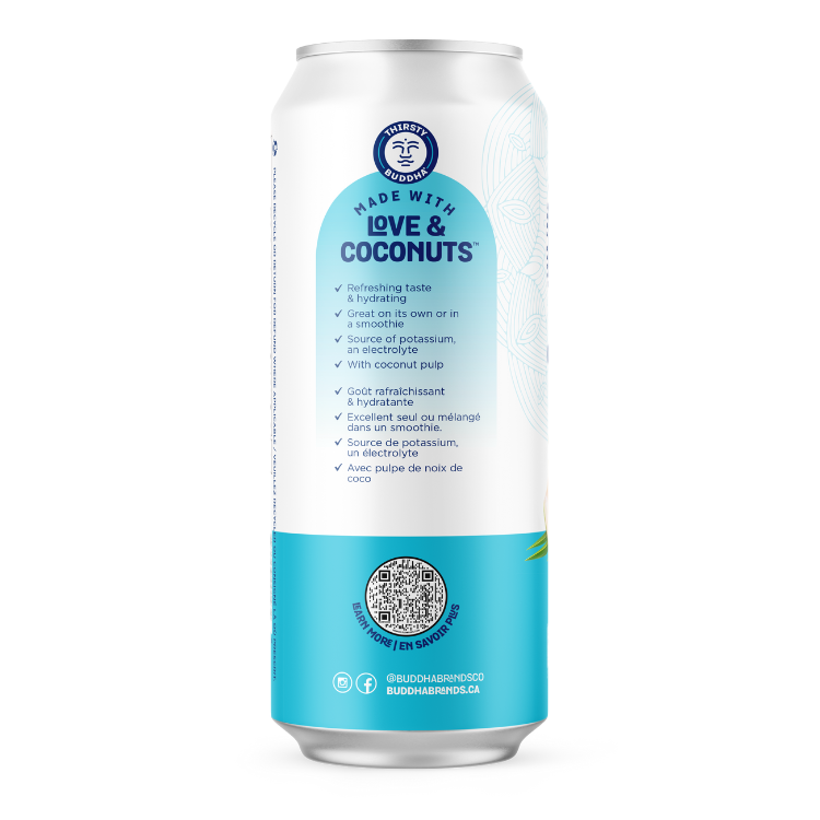 Thirsty Buddha Natural Coconut Water with Pulp