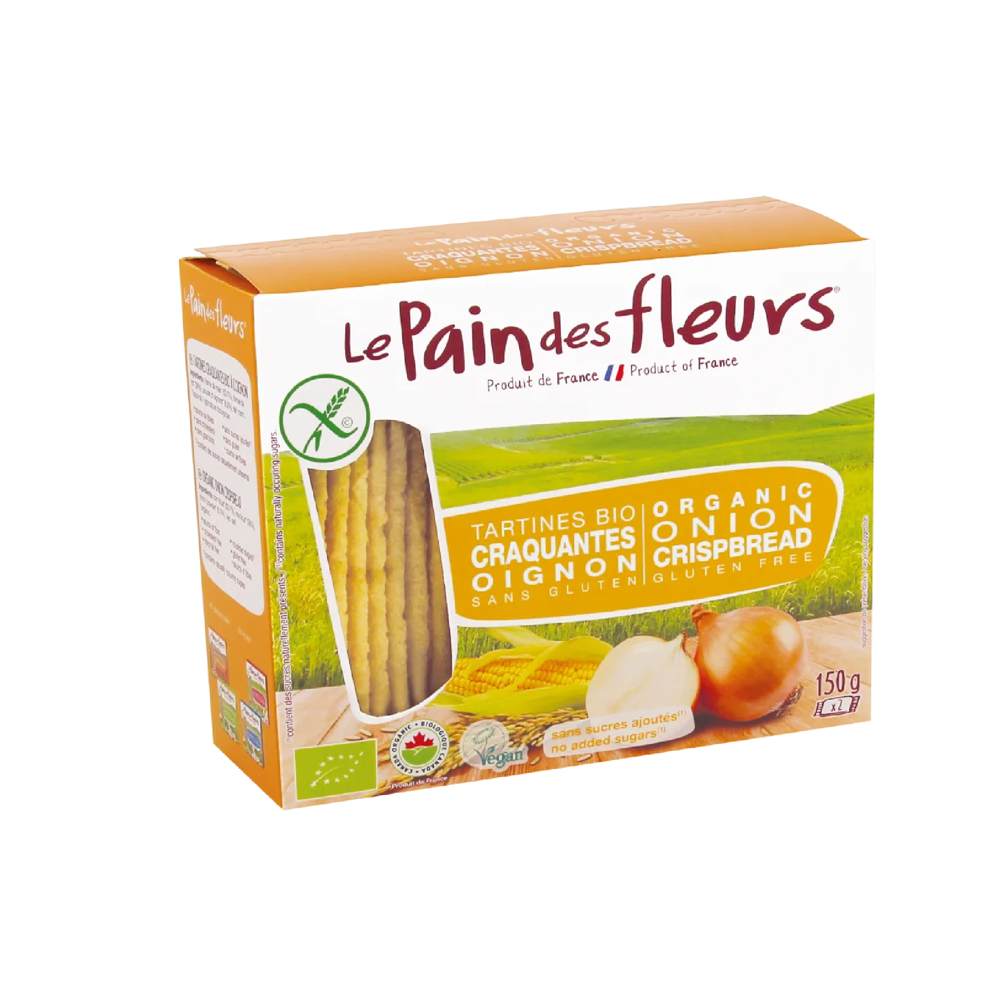 Le Pain Des Fleurs Organic Onion Crispbread
