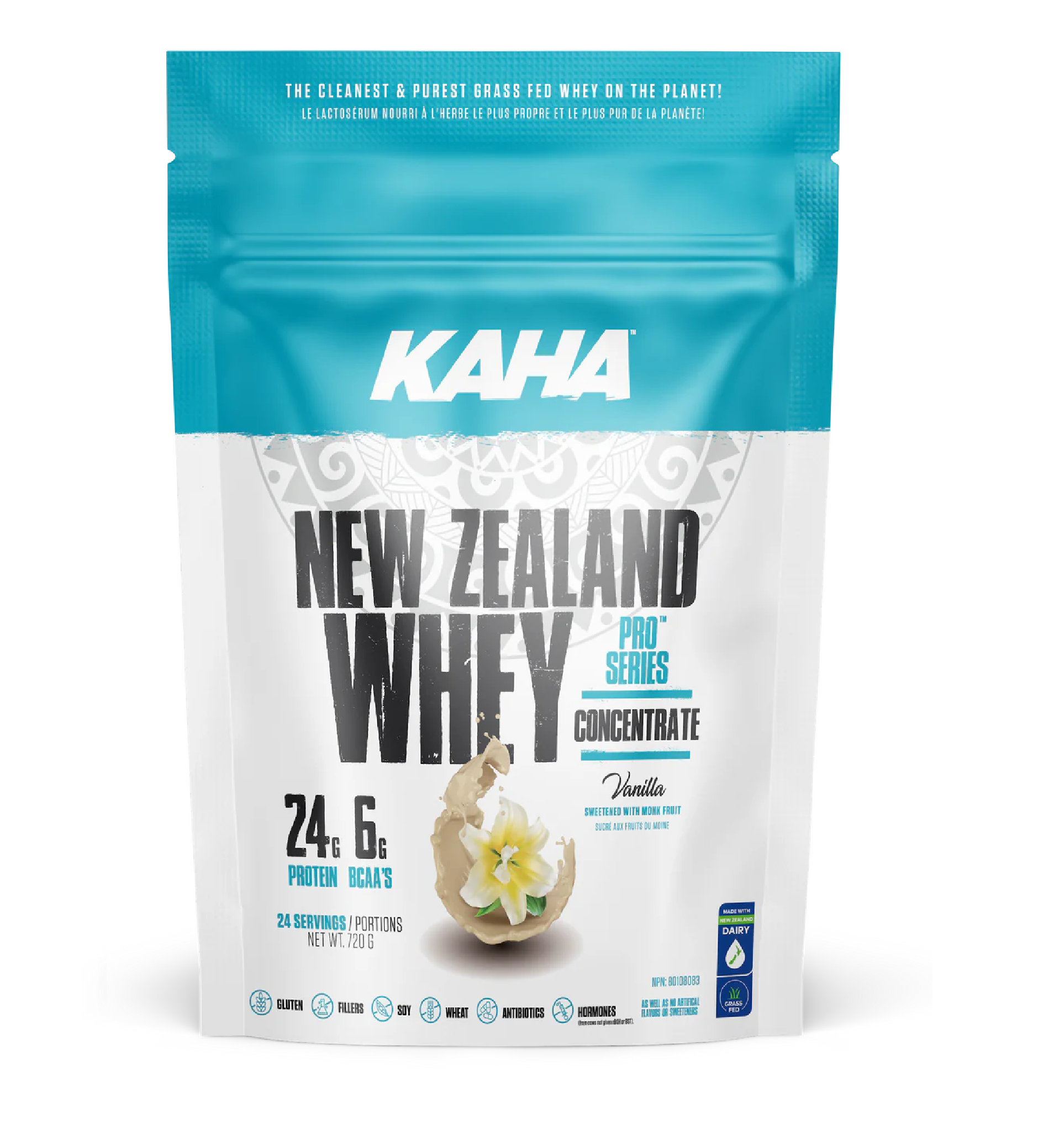 Kaha Nutrition Vanilla New Zealand Whey Concentrate