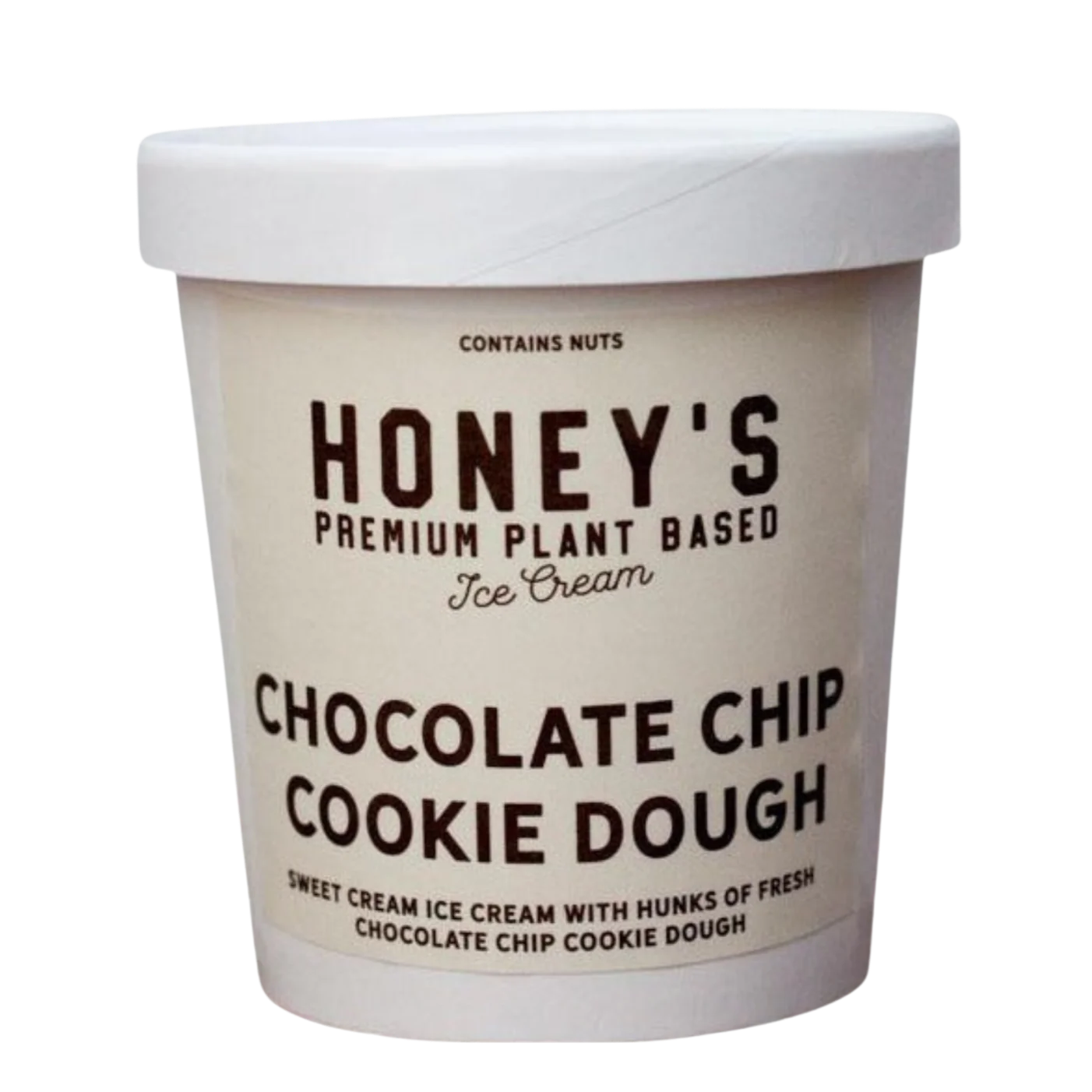 Honey's Premium Plant Based Chocolate Chip Cookie Dough Ice Cream