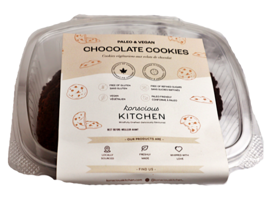 Paleo & Vegan Chocolate Chip Hemp Protein Cookie