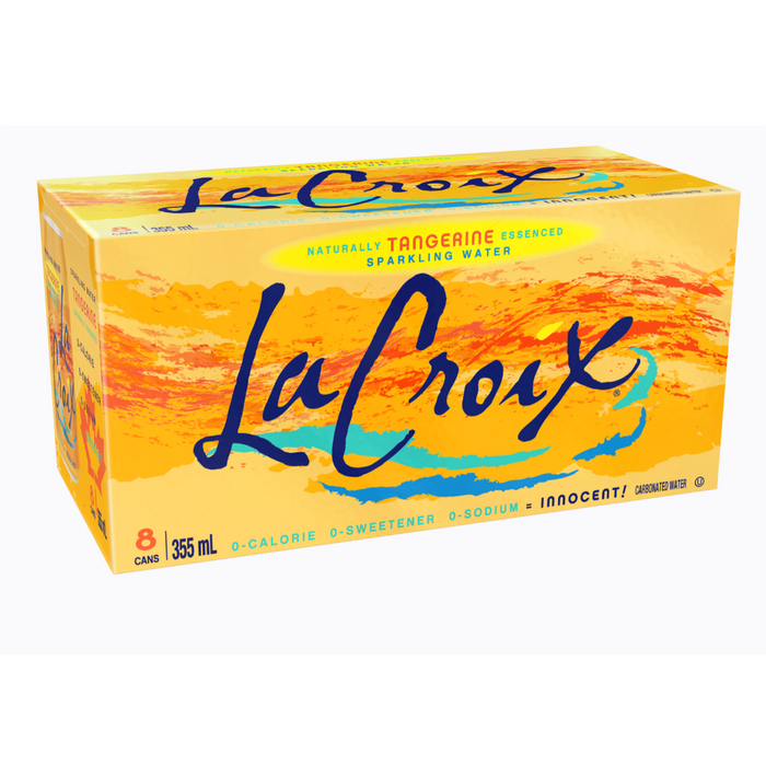 La Croix Tangerine Sparkling Water Case
