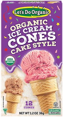 Organic Ice Cream Cones