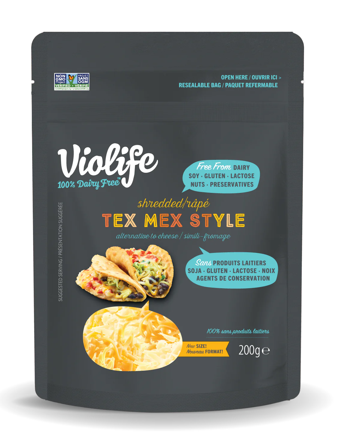 Violife Vegan Tex Mex Style Shreds