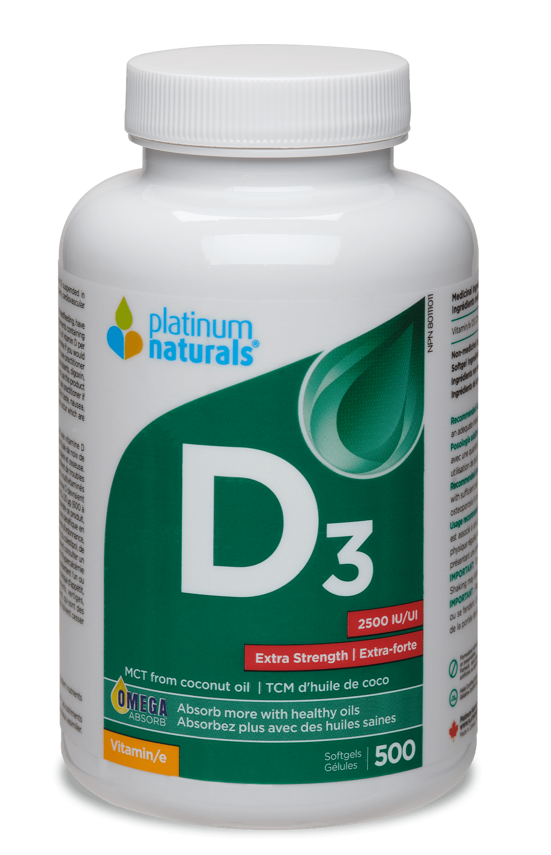 Extra Strength Vitamin D3 2500 IU