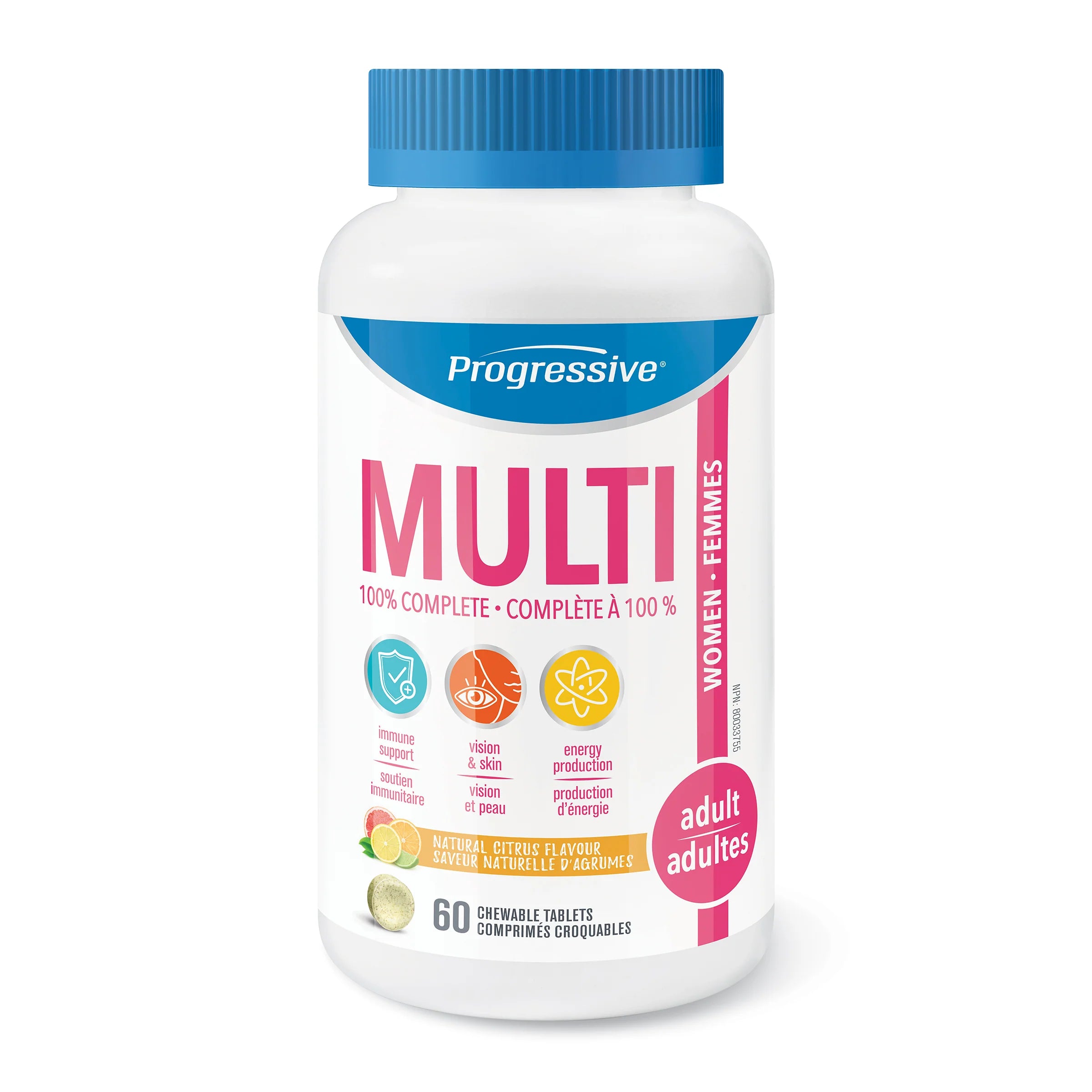 Progressive Adult Women Chewable Multi Vitamins