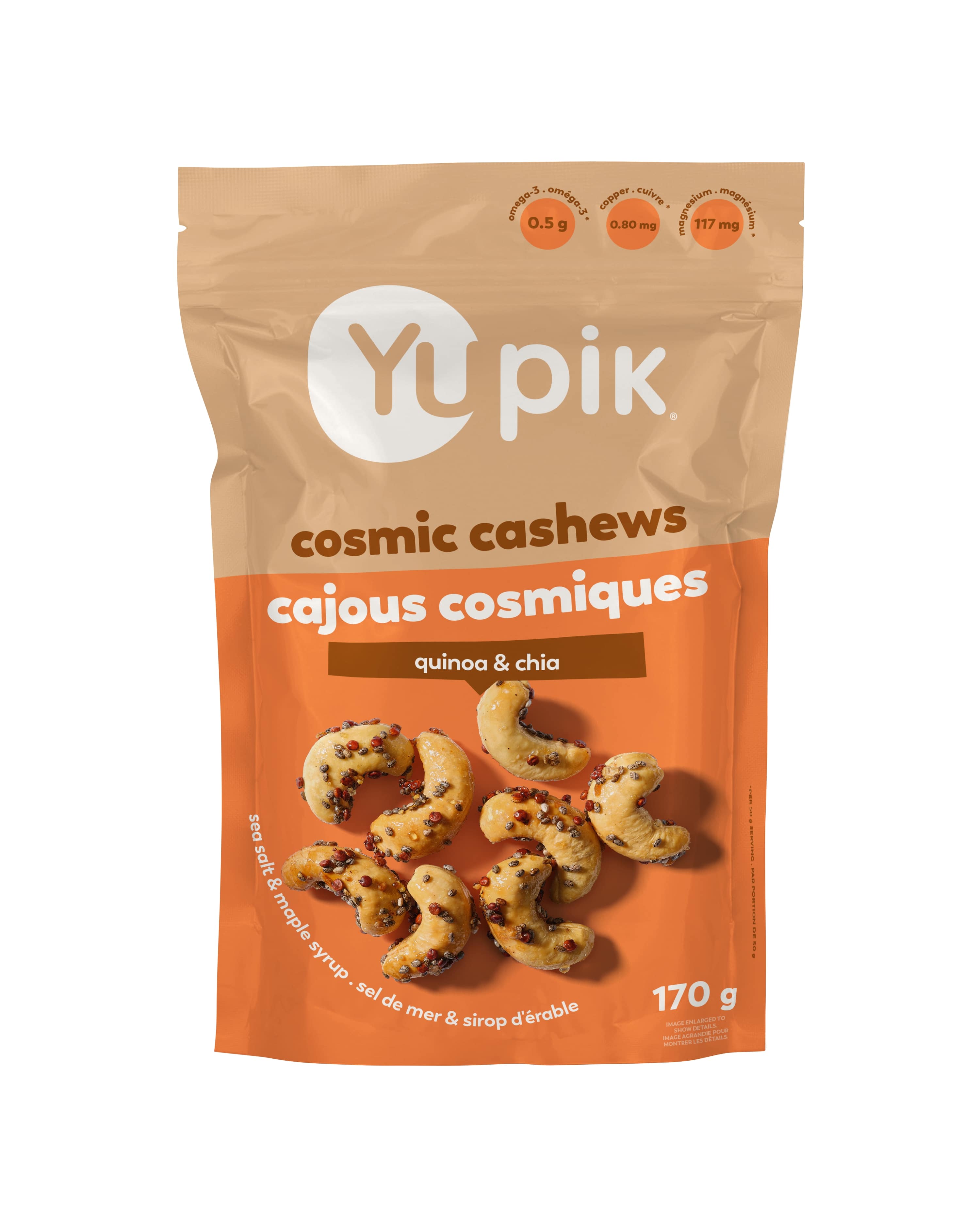 Yupik Salted Quinoa & Chia Cosmic Cashews