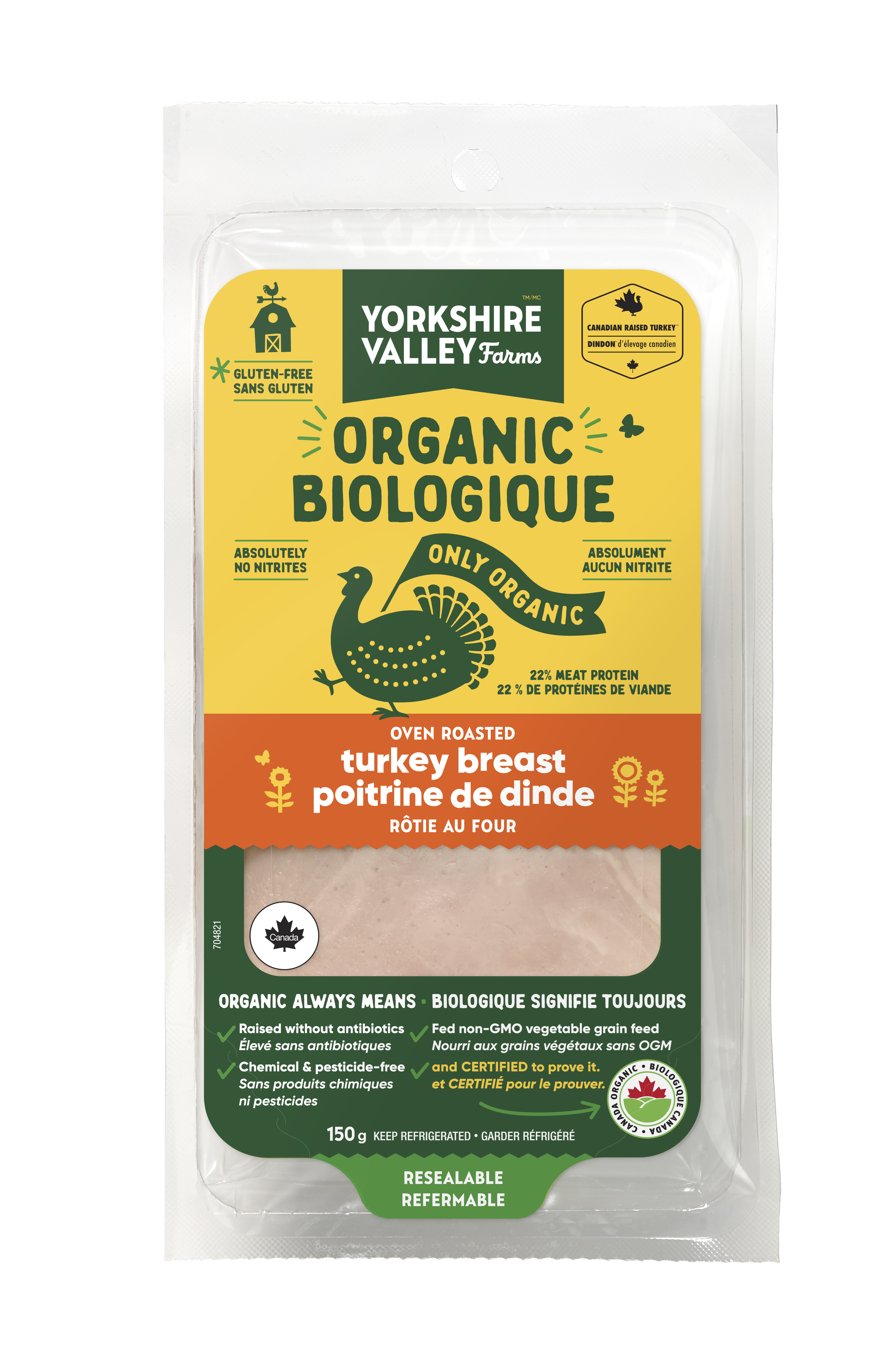 Yorkshire Valley Organic Turkey Breast Slices