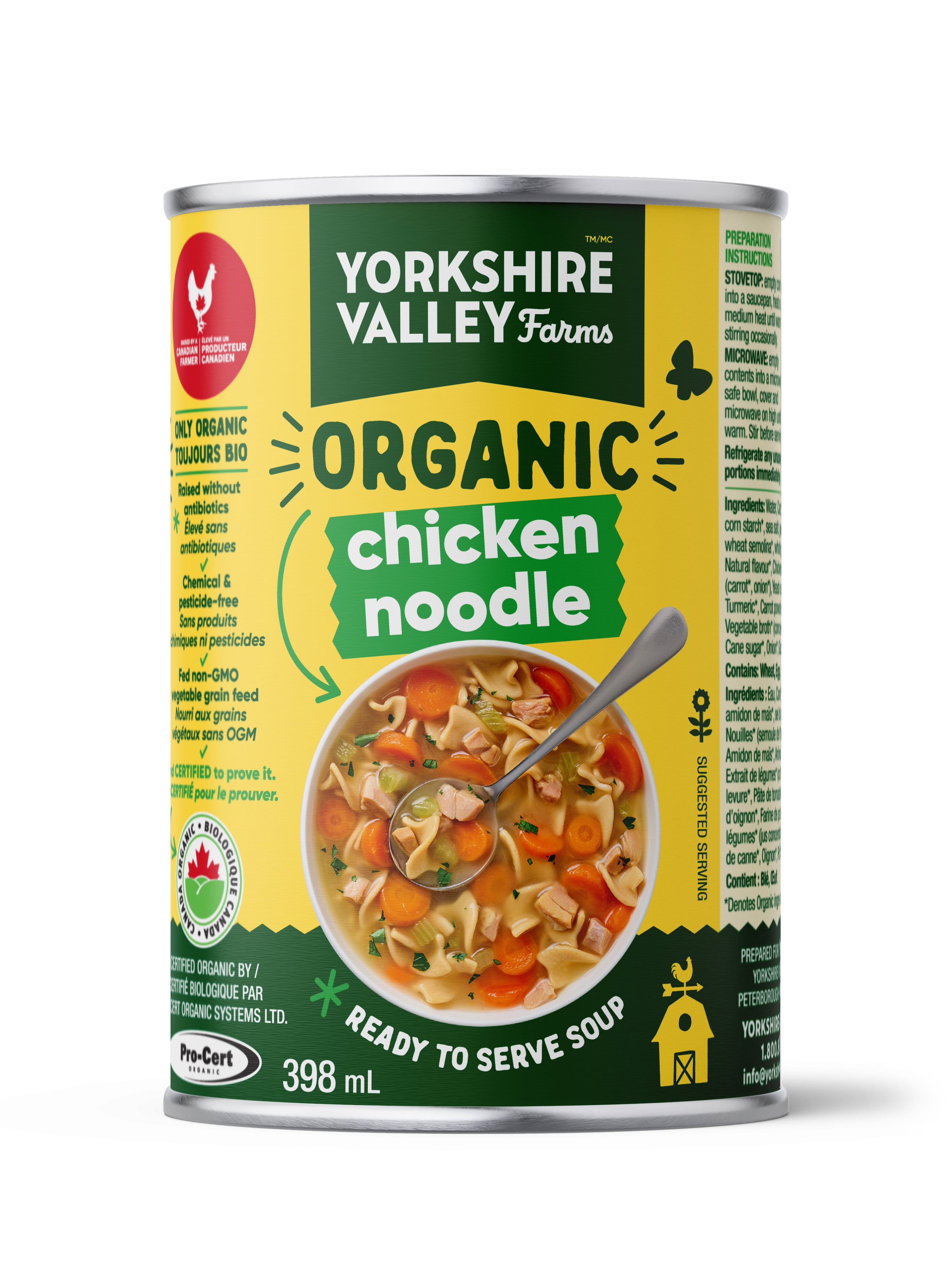 Yorkshire Valley Organic Ready to Serve Chicken Noodle Soup