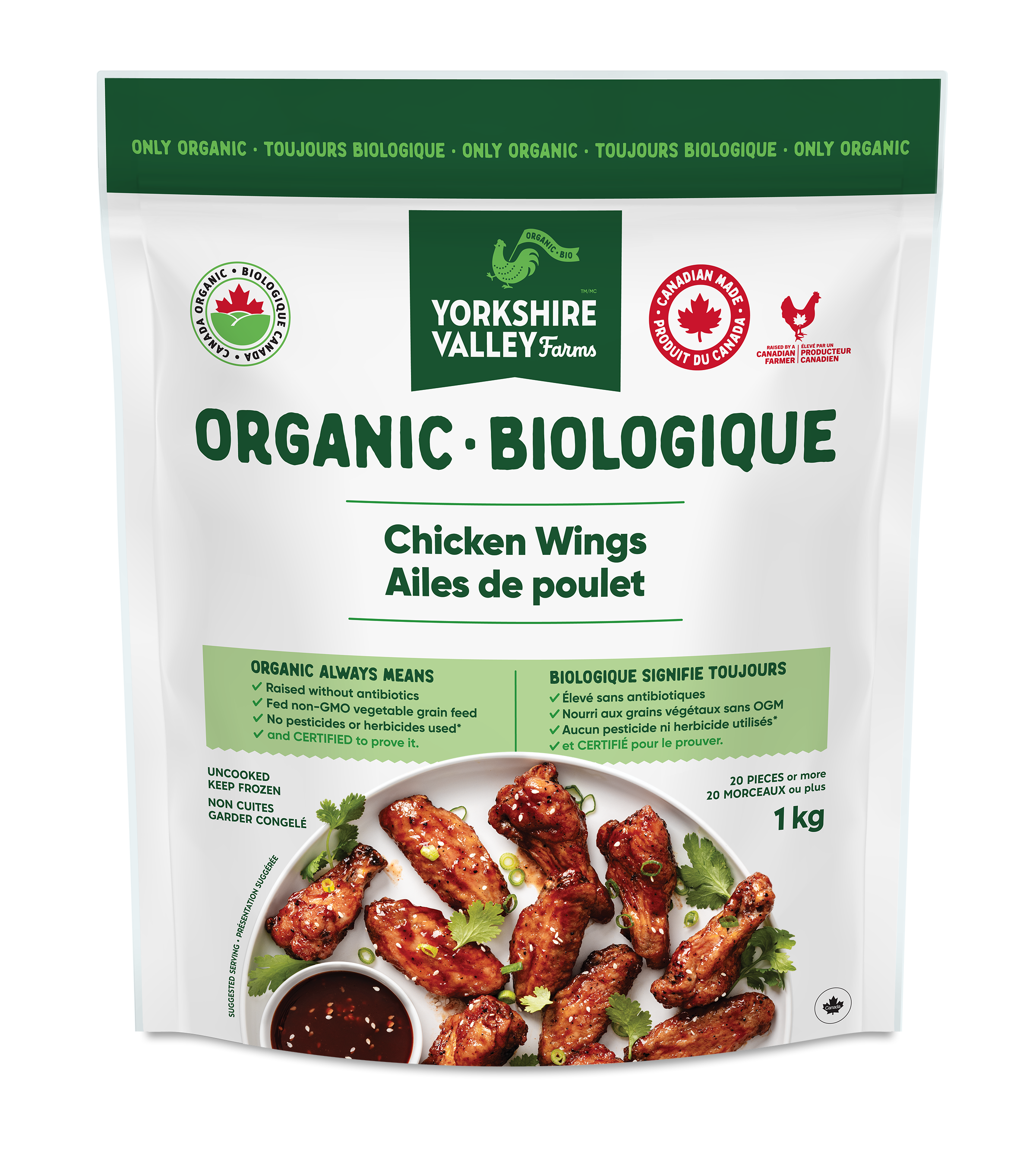 Yorkshire Valley Organic Chicken Wings
