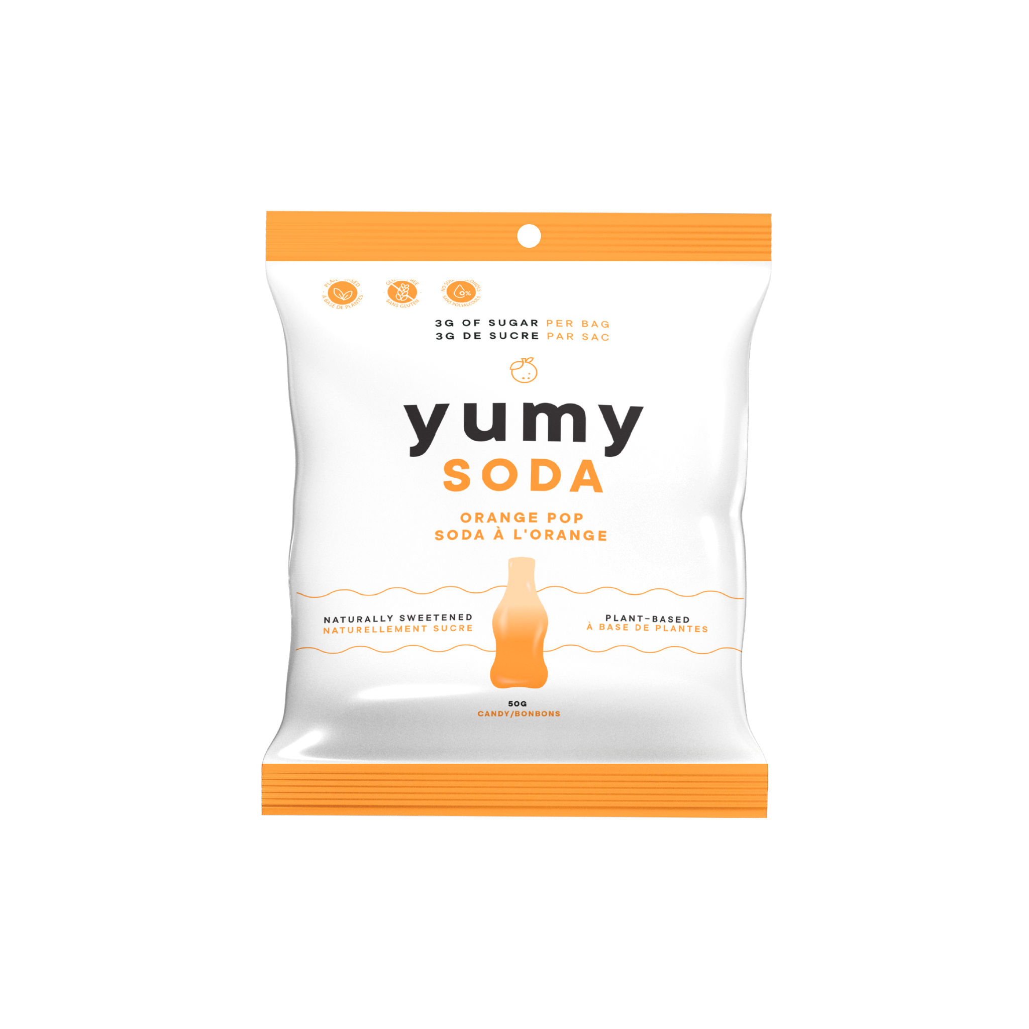 Yumy Candy Co. Orange Cola Yumy Soda