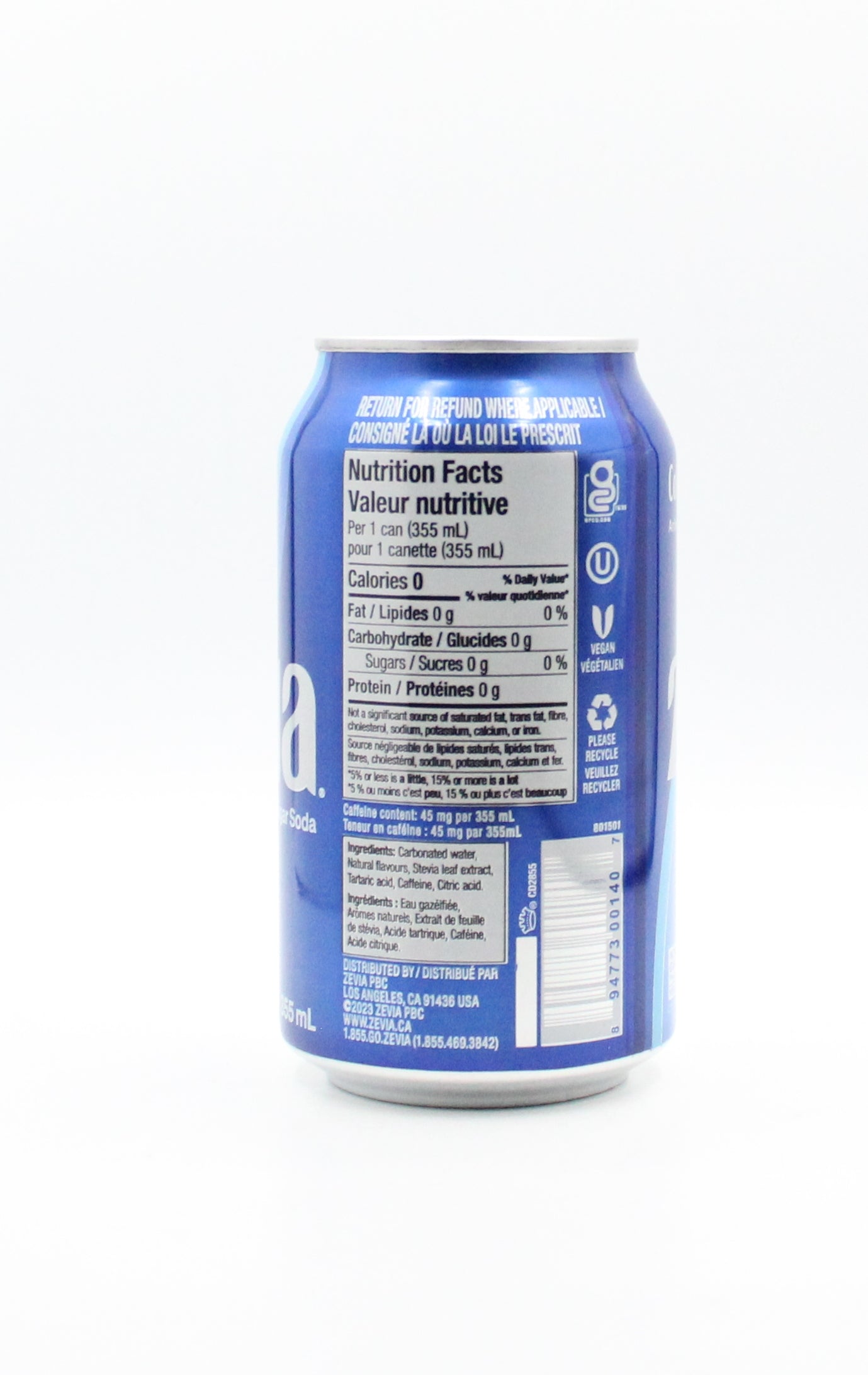 Cola Stevia Beverage