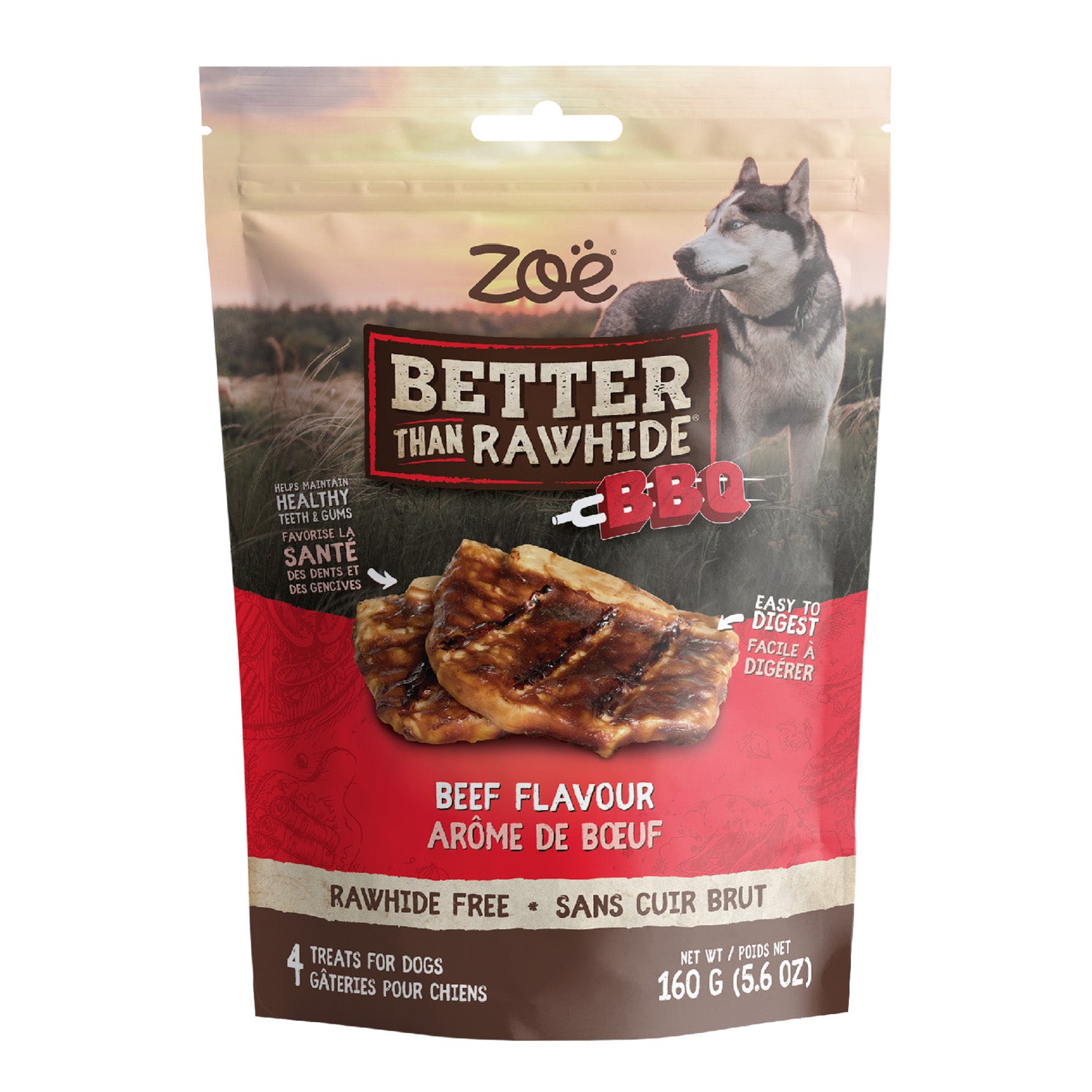Zoe Rawhide-Free Beef Flavour Dog Treats