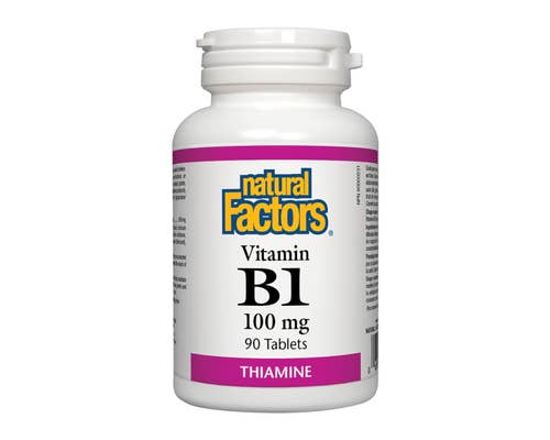Natural Factors Vitamin B1 - 100mg