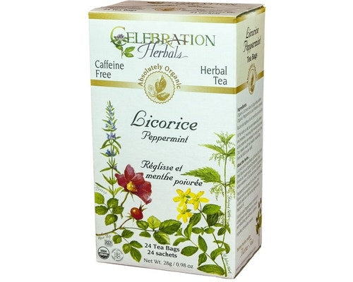 Celebration Herbals Organic Licorice Peppermint Tea