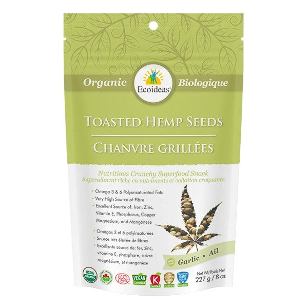 Toasted Hemp Seeds Salt/Garlic