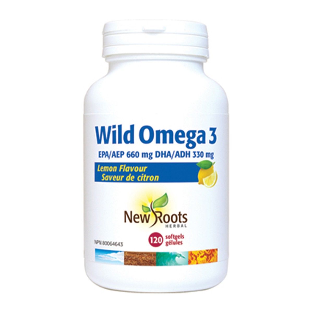 New Roots Lemon Wild Omega 3