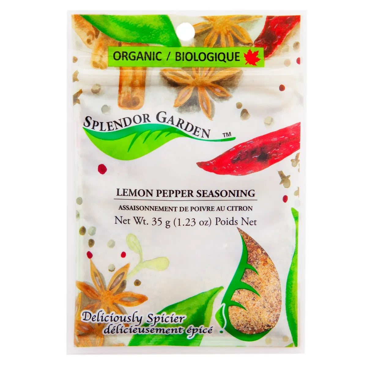 Splendor Garden Organic Lemon Pepper Seasoning