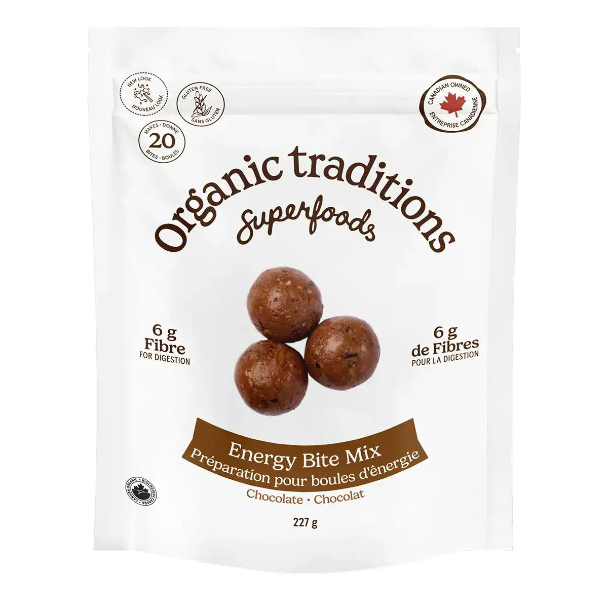 Organic Traditions Organic Chocolate Energy Bite Mix