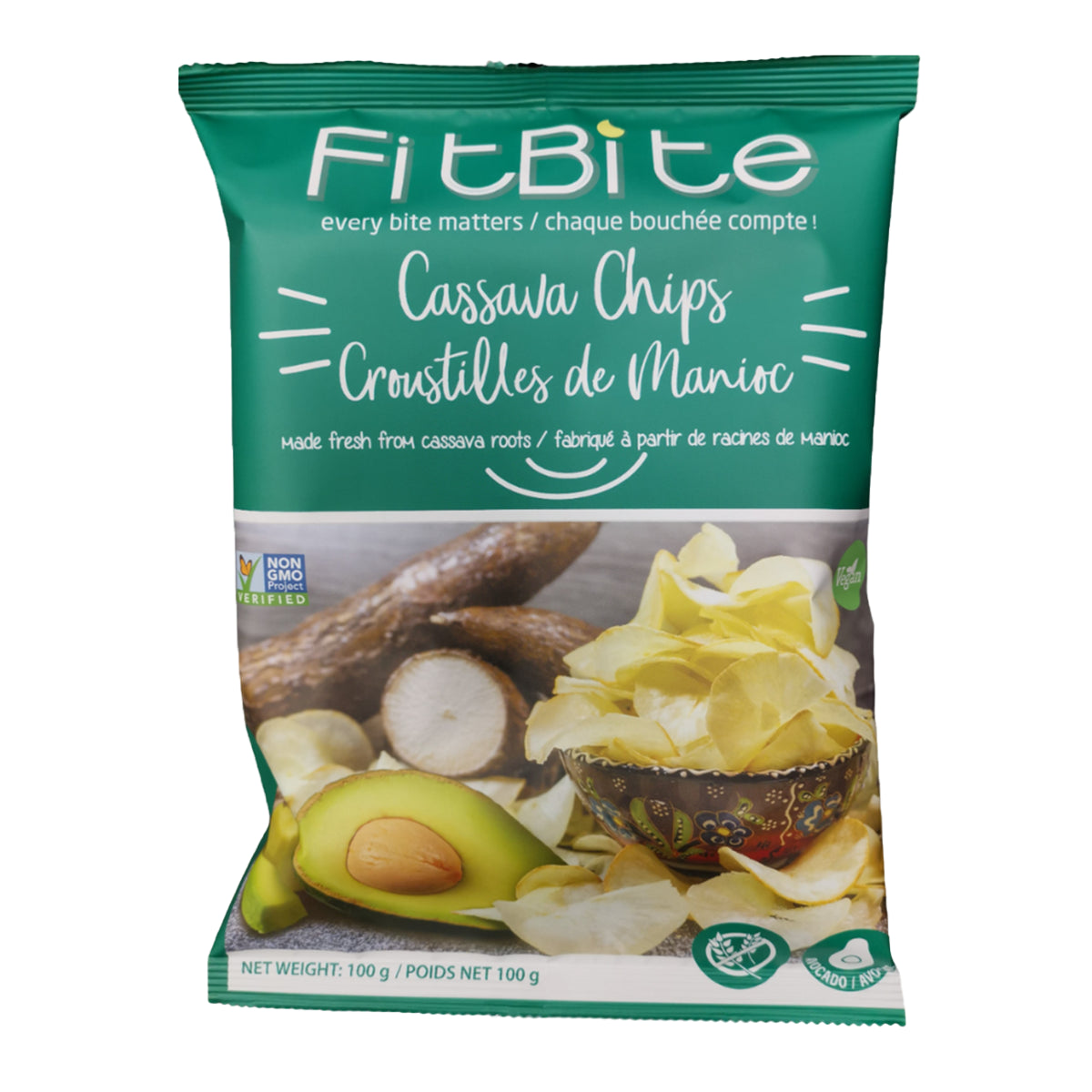 Fitbite Avocado Cassava Chips