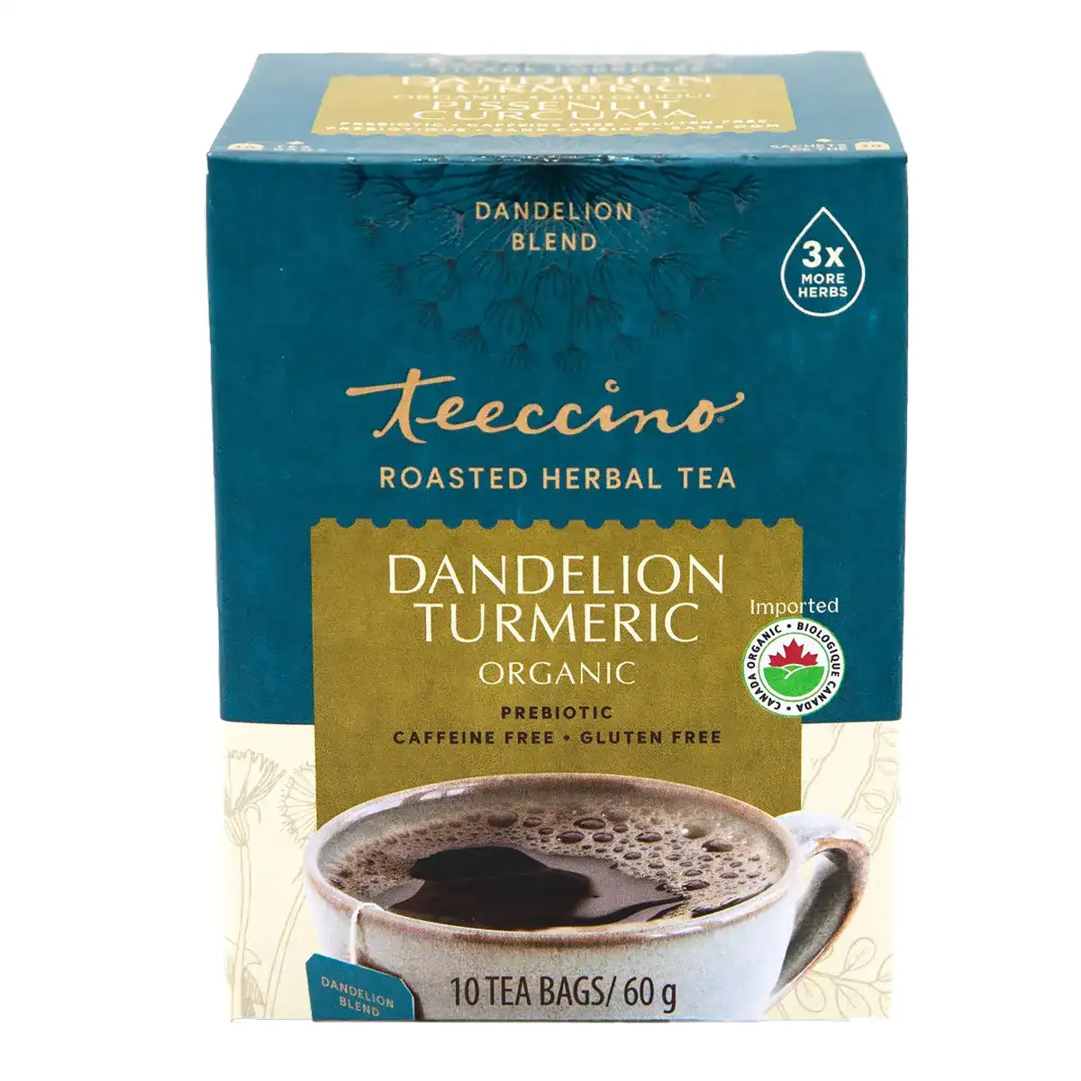 Teeccino Organic Dandelion Turmeric