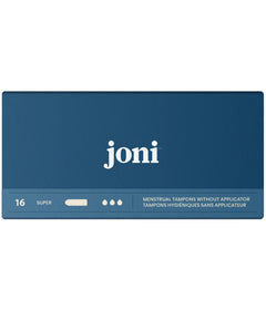 Joni Org Cotton Super Tampons W/O Applicator
