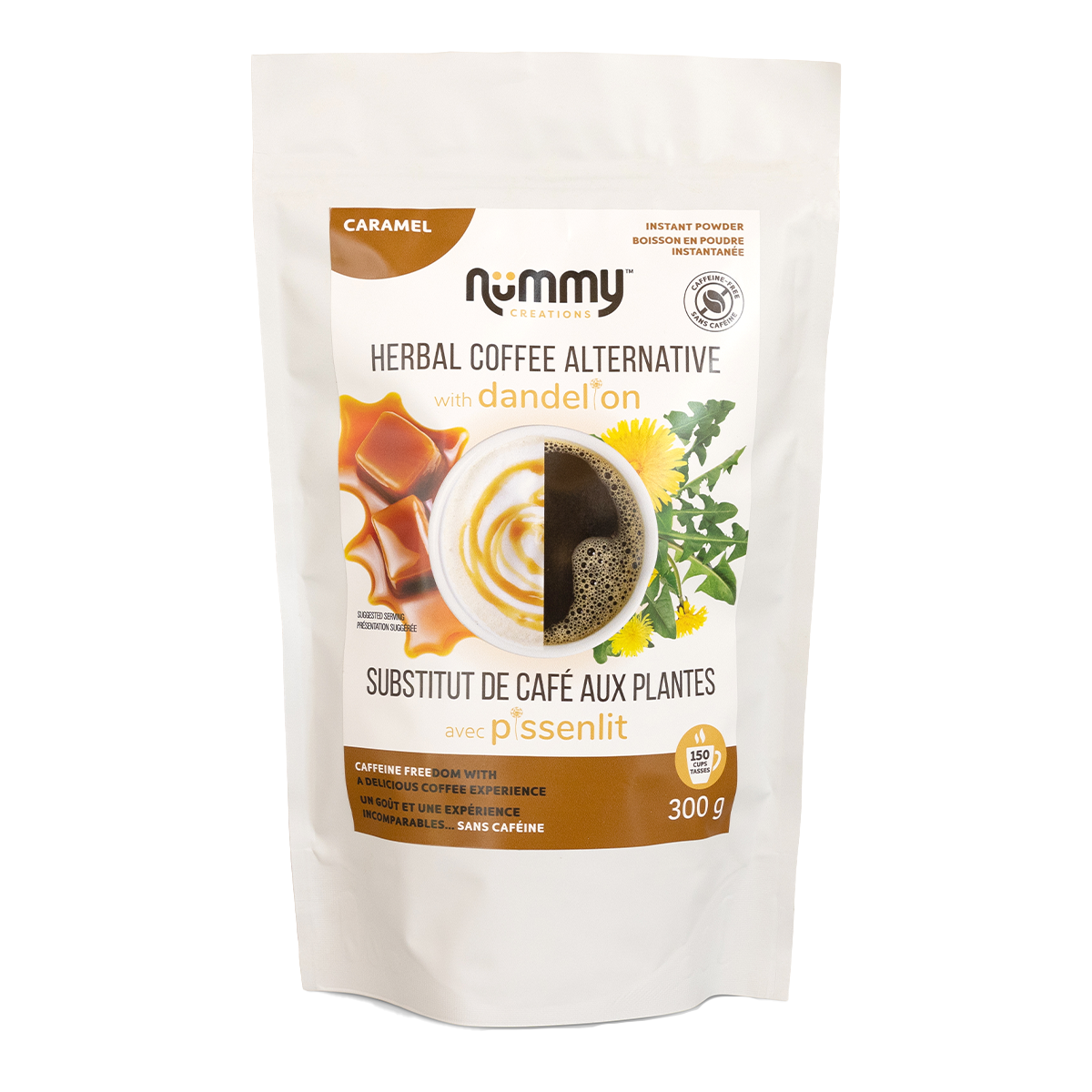 Nummy Creations Caramel Herbal Coffee Alternative
