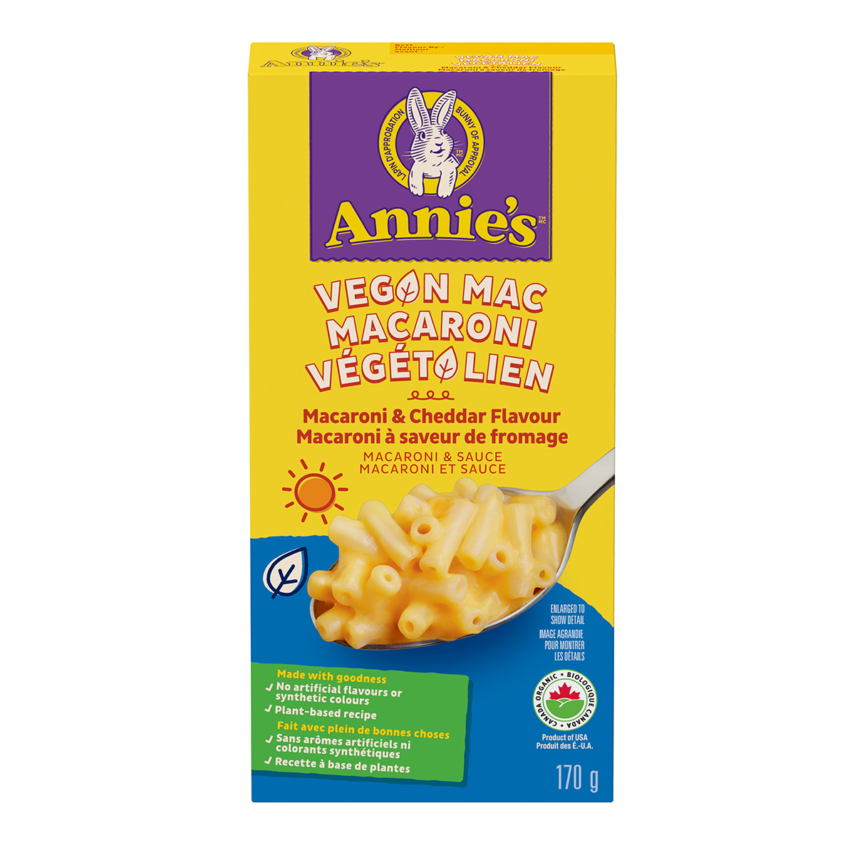 Annie's Homegrown Vegan Mac & Cheddar Cheese