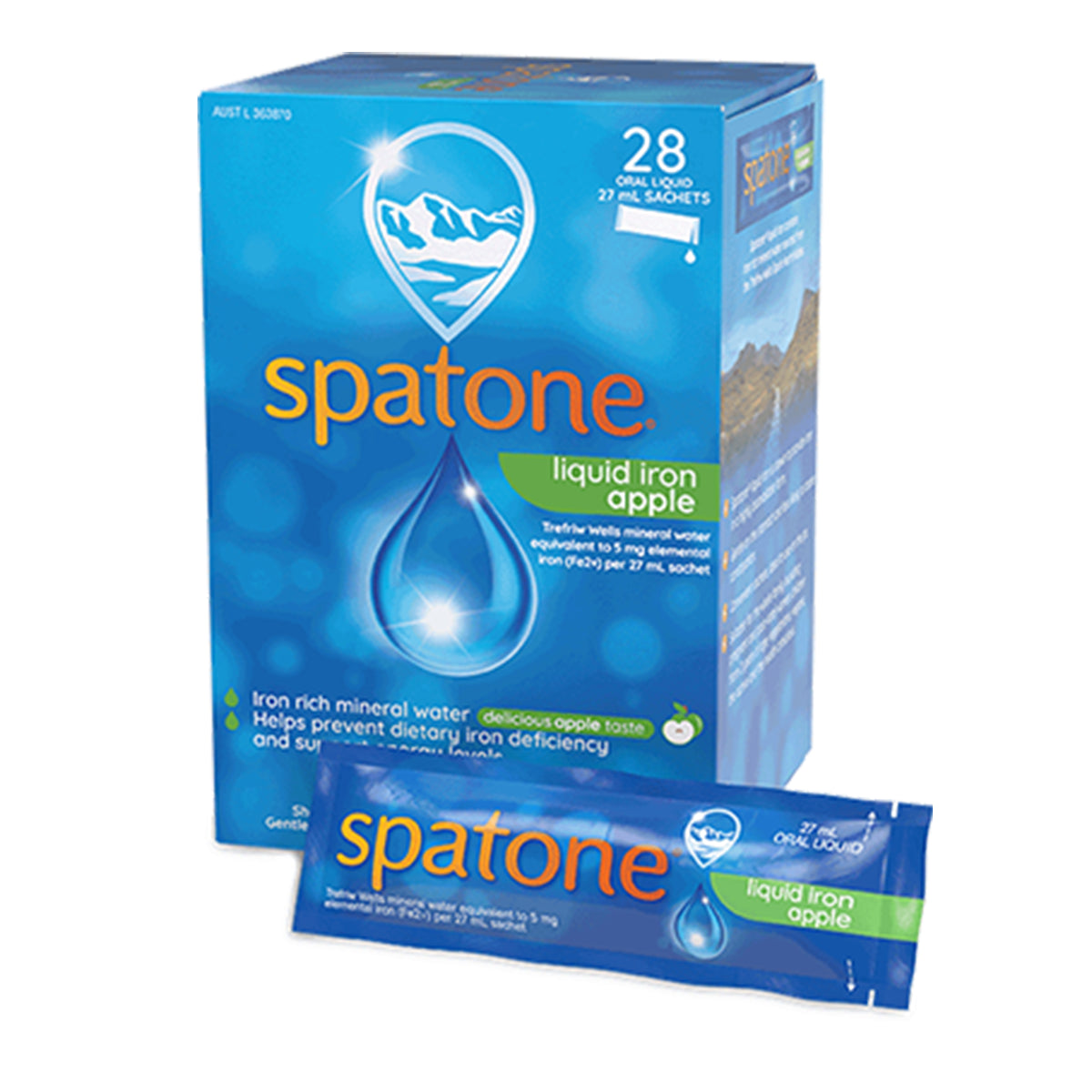 Spatone Apple Flavour Liquid Iron Supplement