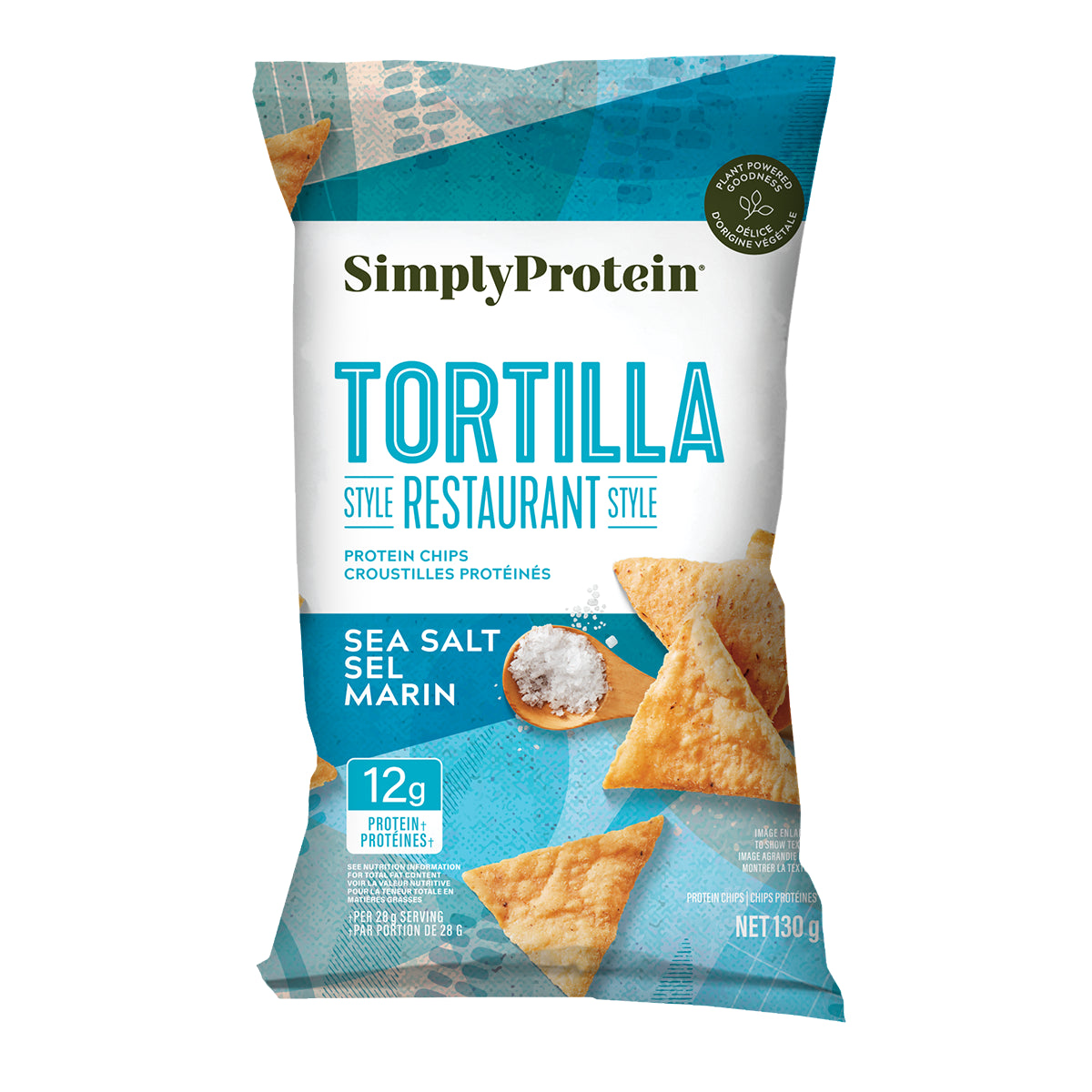 Gluten-Free Plant-Based Sea Salt Tortilla Protein Chips