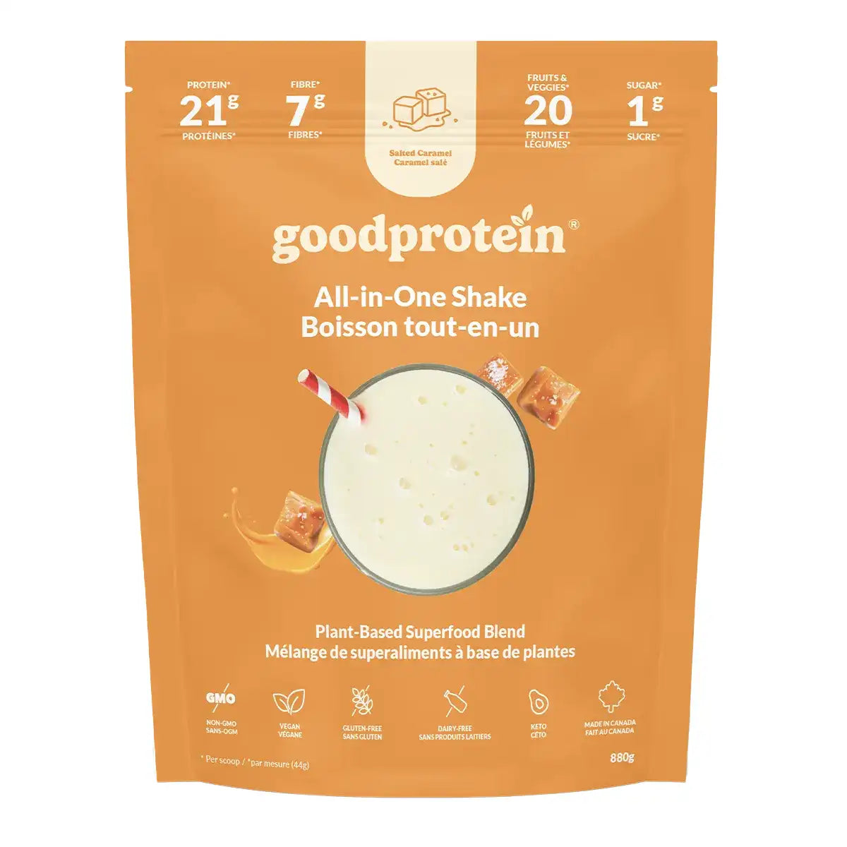 Good Protein Salted Caramel Plant-Based All-In-One