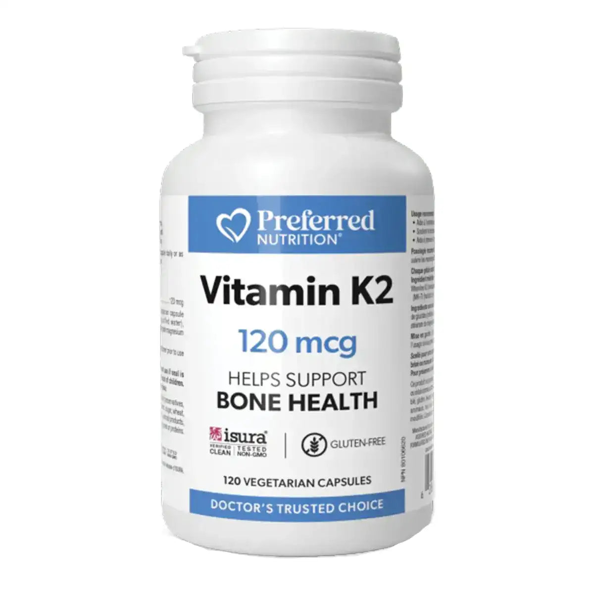 Preferred Nutrition Vitamin K2 - 120mcg